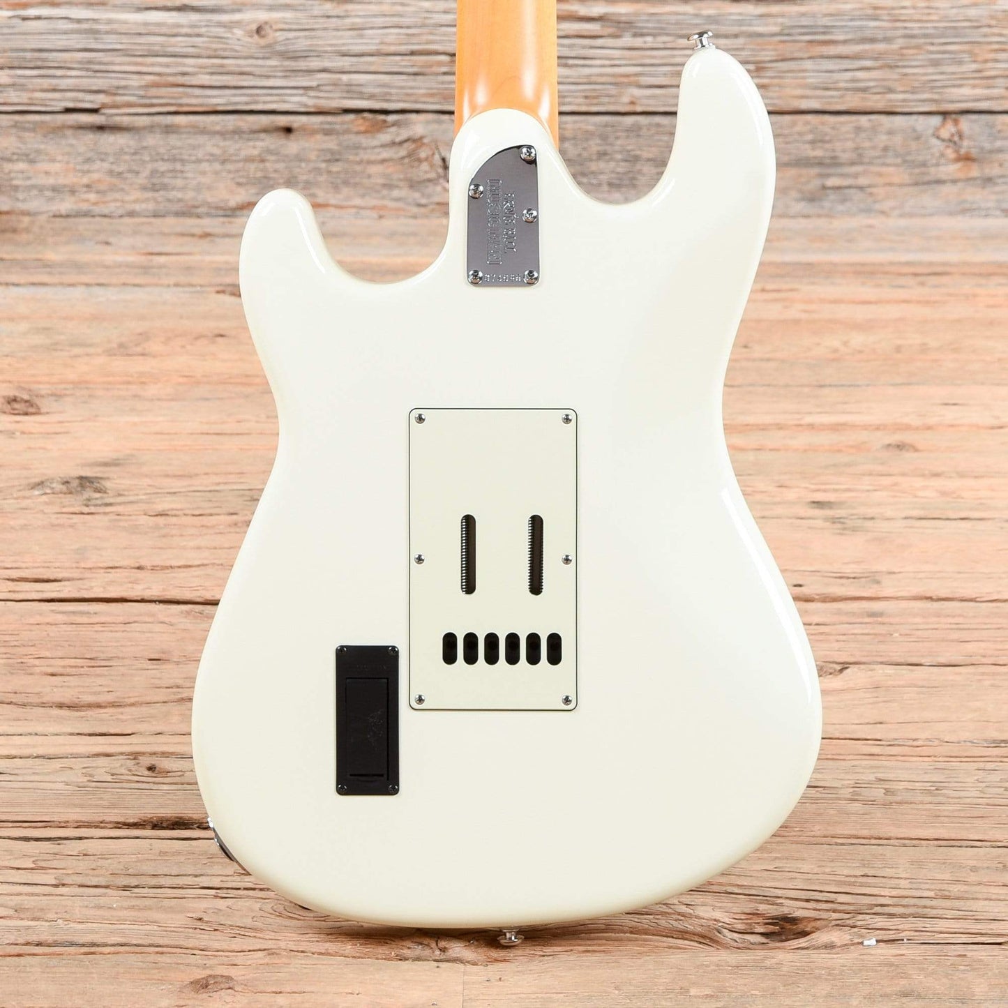 Music Man Cutlass SSS Ivory White Electric Guitars / Solid Body