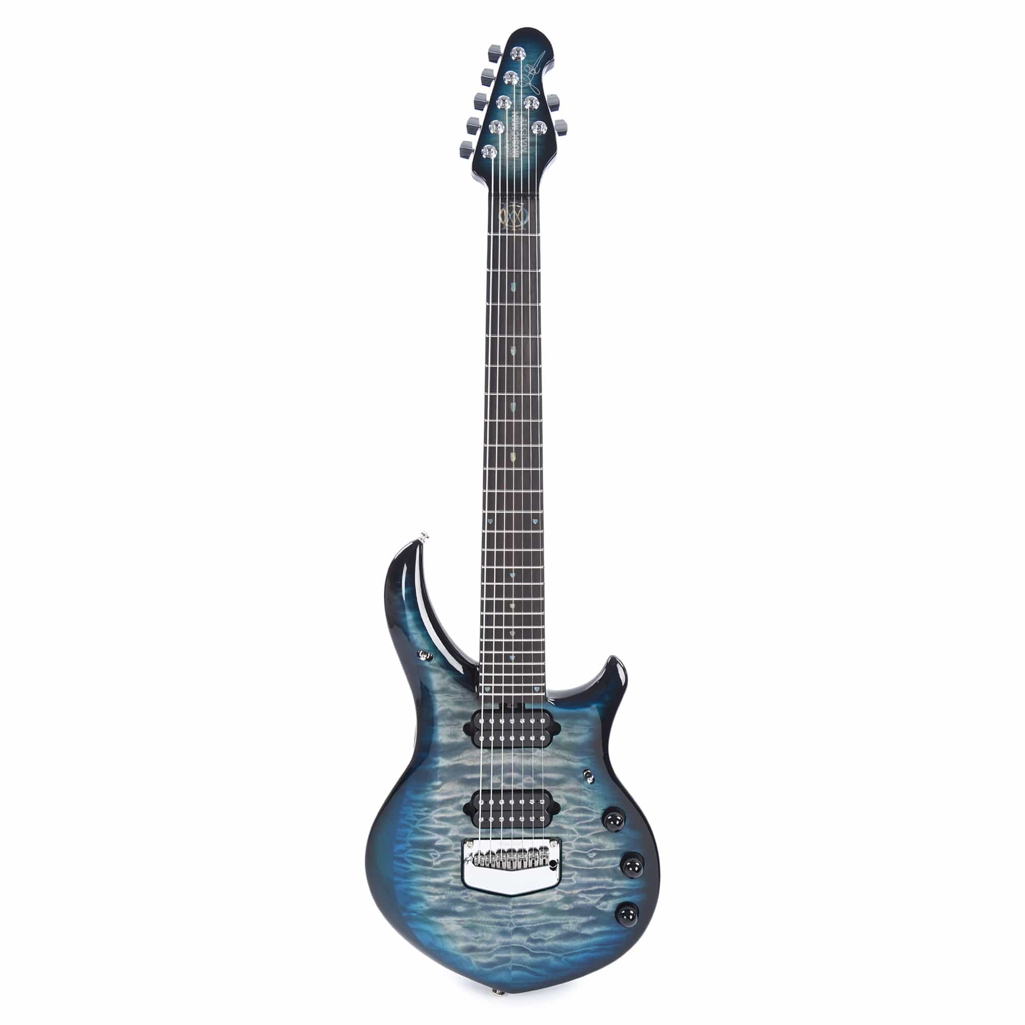 Music Man Limited Edition Majesty 7 Quilted Maple Top Blue Dream Electric Guitars / Solid Body