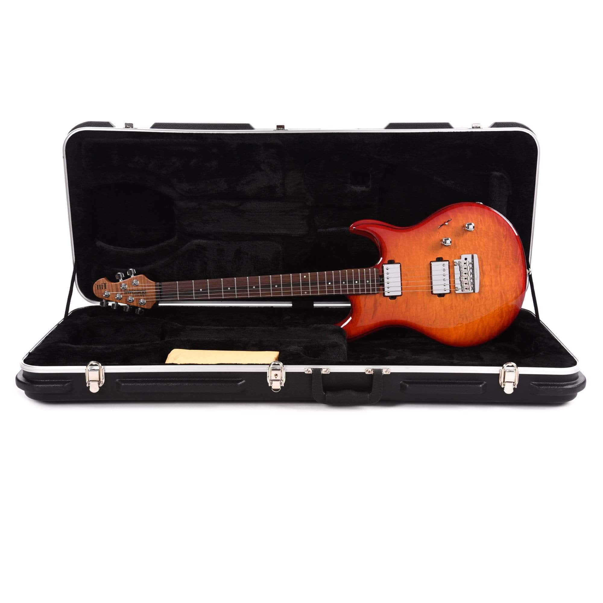 Music Man Luke III HH Cherry Burst Quilt w/Rosewood Fingerboard Electric Guitars / Solid Body