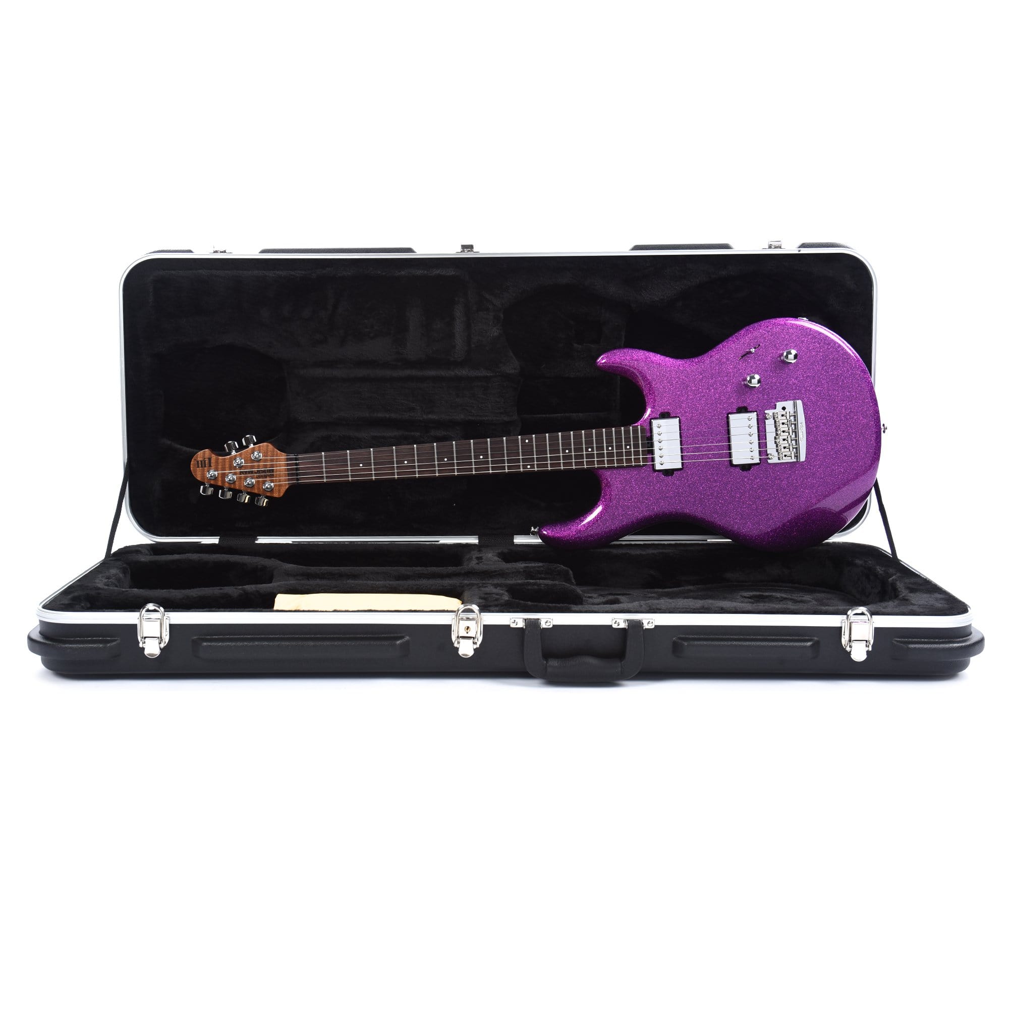 Music Man Luke III HH Fuschia Sparkle w/Rosewood Fingerboard Electric Guitars / Solid Body