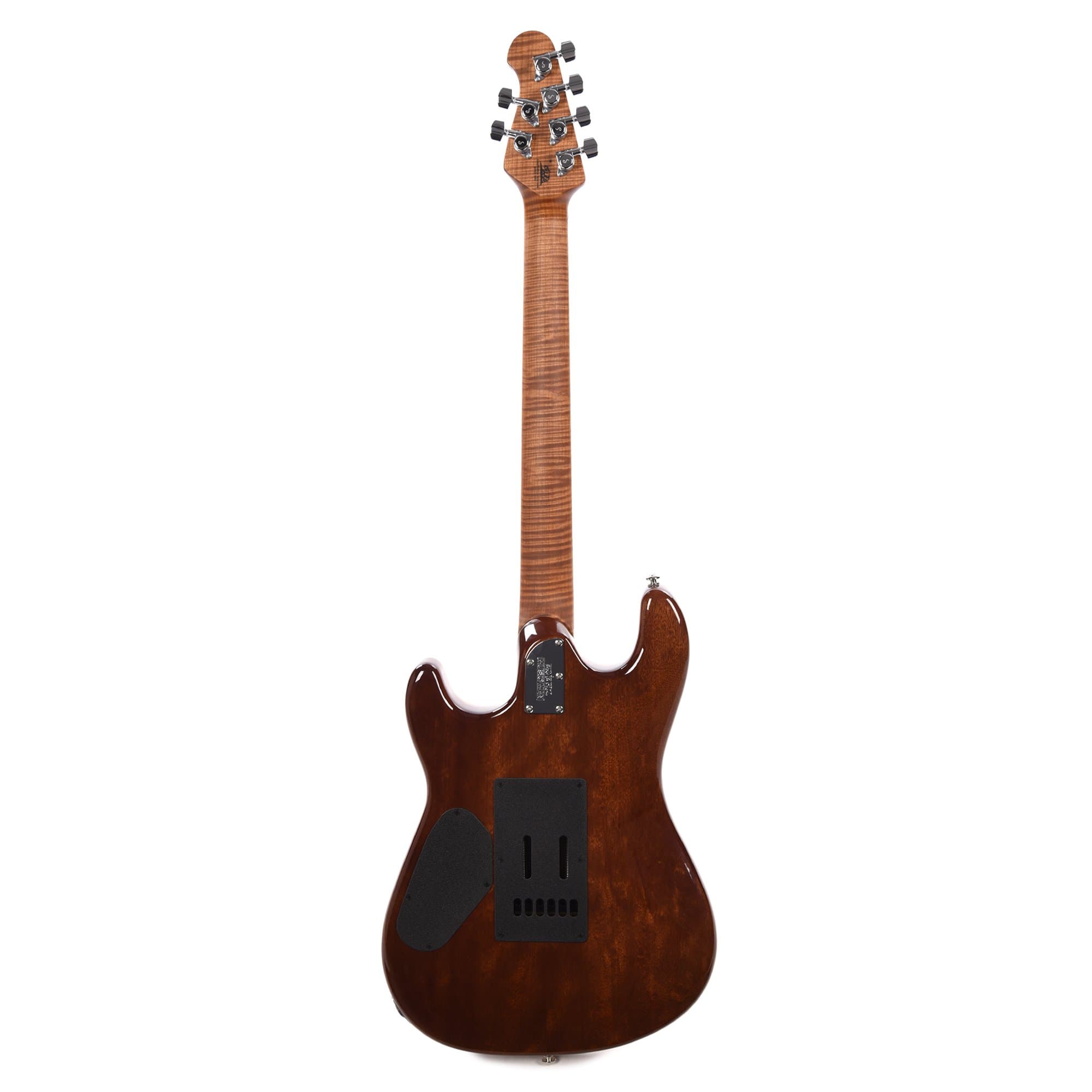 Music Man Sabre Guitar HH Trem Flame Maple Honey Suckle w/Roasted Figured Maple Neck Electric Guitars / Solid Body