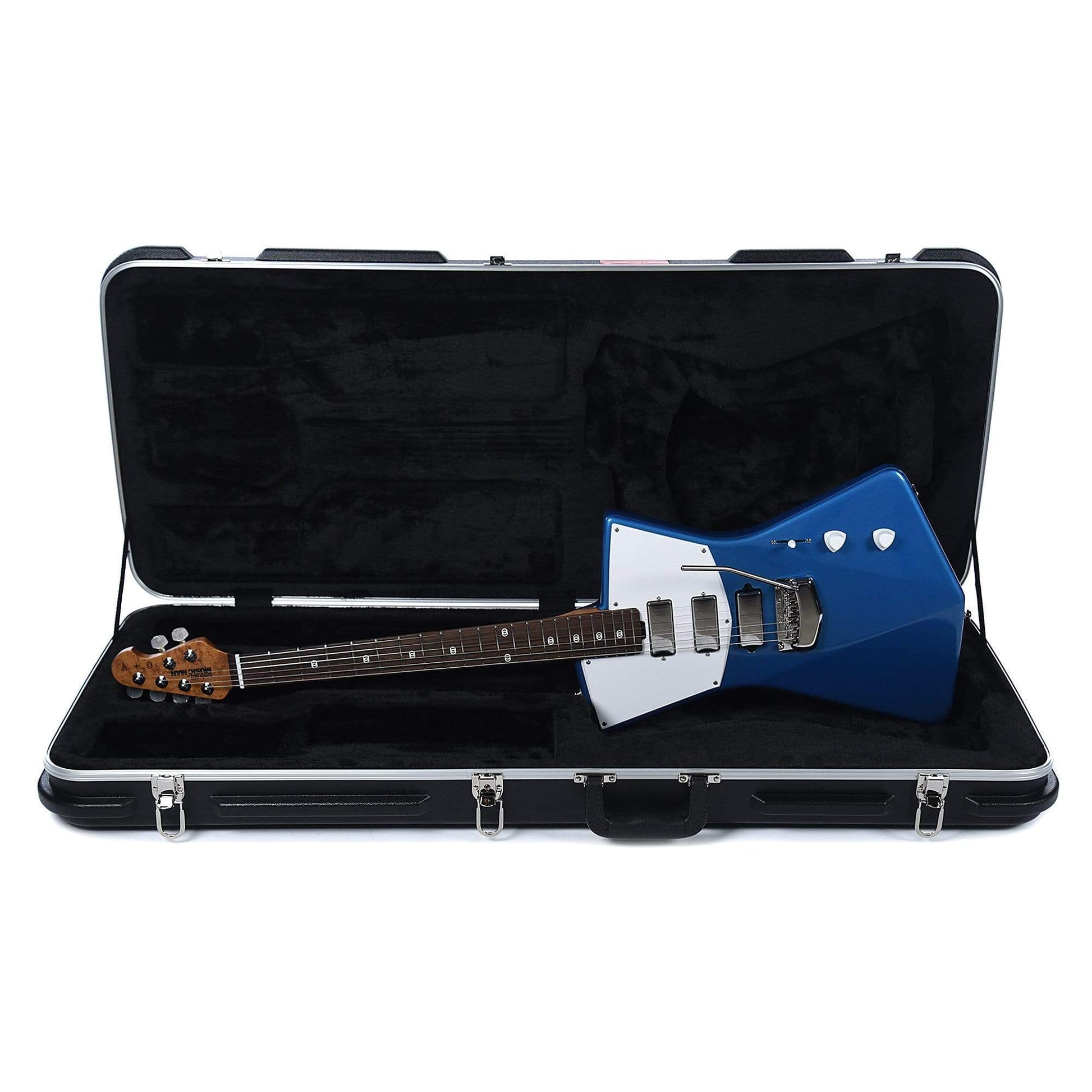 Music Man St. Vincent HHH Vincent Blue Figured Roasted Maple Neck w/Rosewood Fingerboard Electric Guitars / Solid Body