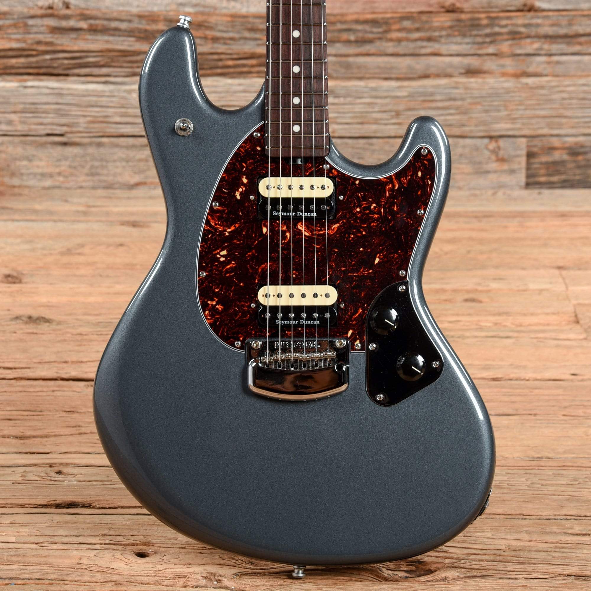 Music Man StingRay Guitar RS Charcoal Frost 2019 – Chicago Music