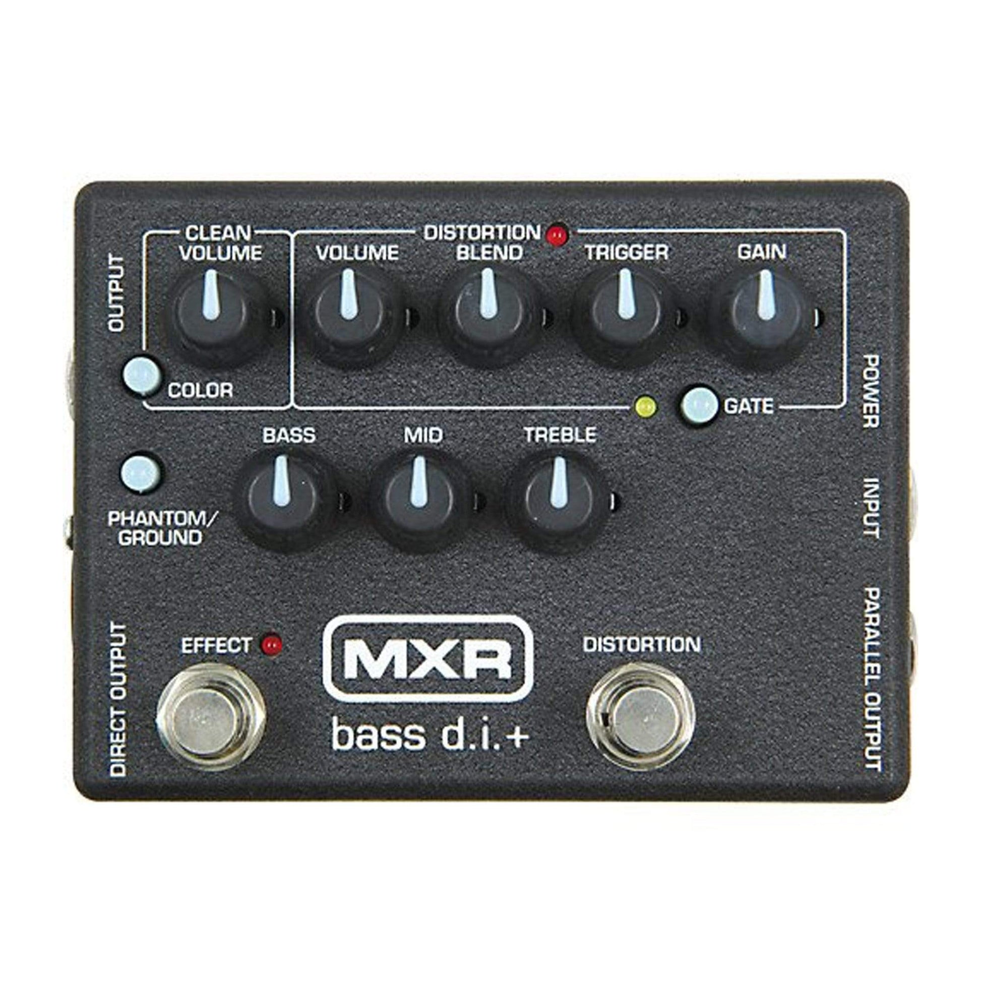 MXR M-80 Bass D.I.+ Bundle w/ Truetone 1 Spot Space Saving 9v Adapter Effects and Pedals / Bass Pedals,Effects and Pedals / EQ