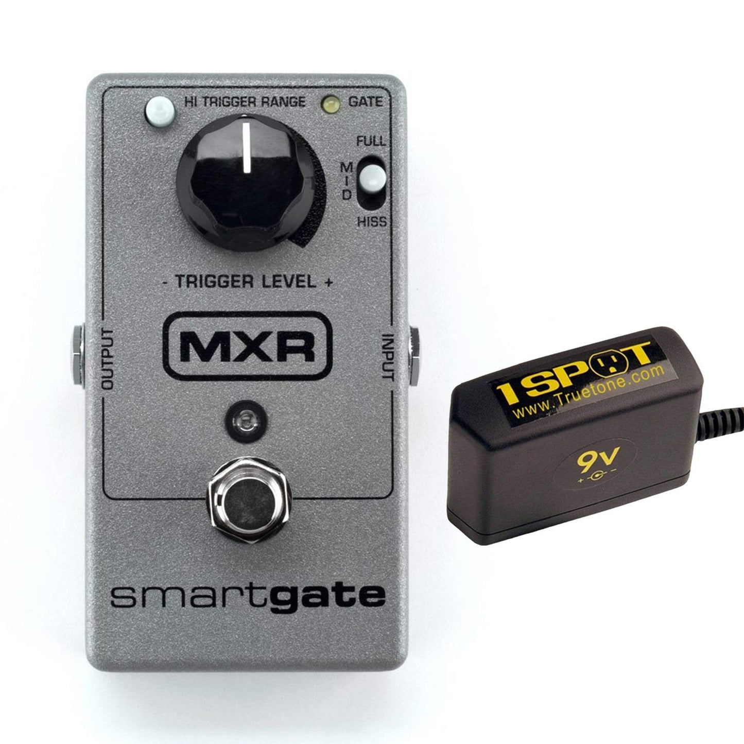 MXR M-135 Smart Gate Bundle w/ Truetone 1 Spot Space Saving 9v Adapter Effects and Pedals / Compression and Sustain