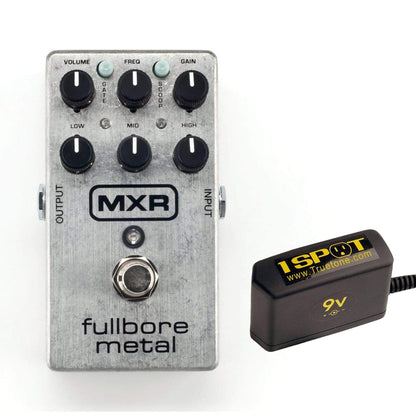 MXR M-116 Fullbore Metal Bundle w/ Truetone 1 Spot Space Saving 9v Adapter Effects and Pedals / Distortion