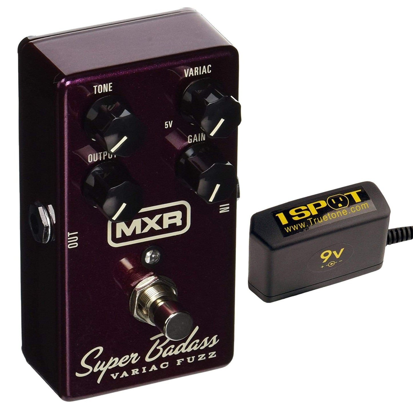 MXR M-236 Super Badass Variac Fuzz Bundle w/ Truetone 1 Spot Space Saving 9v Adapter Effects and Pedals / Fuzz