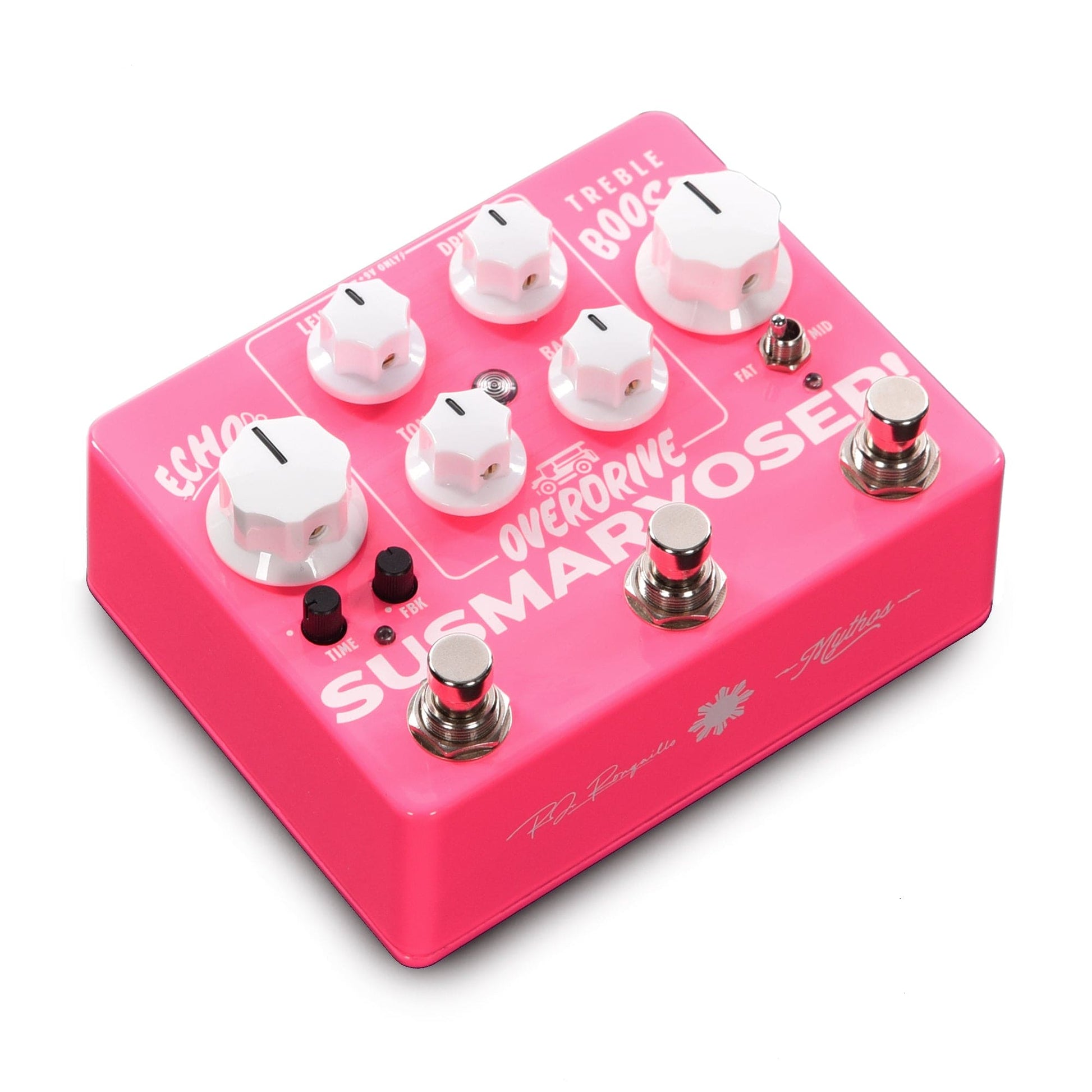 Mythos SusMaryOsep! V2 3-in-1 Overdrive/Echo/Boost Pedal Effects and Pedals / Overdrive and Boost