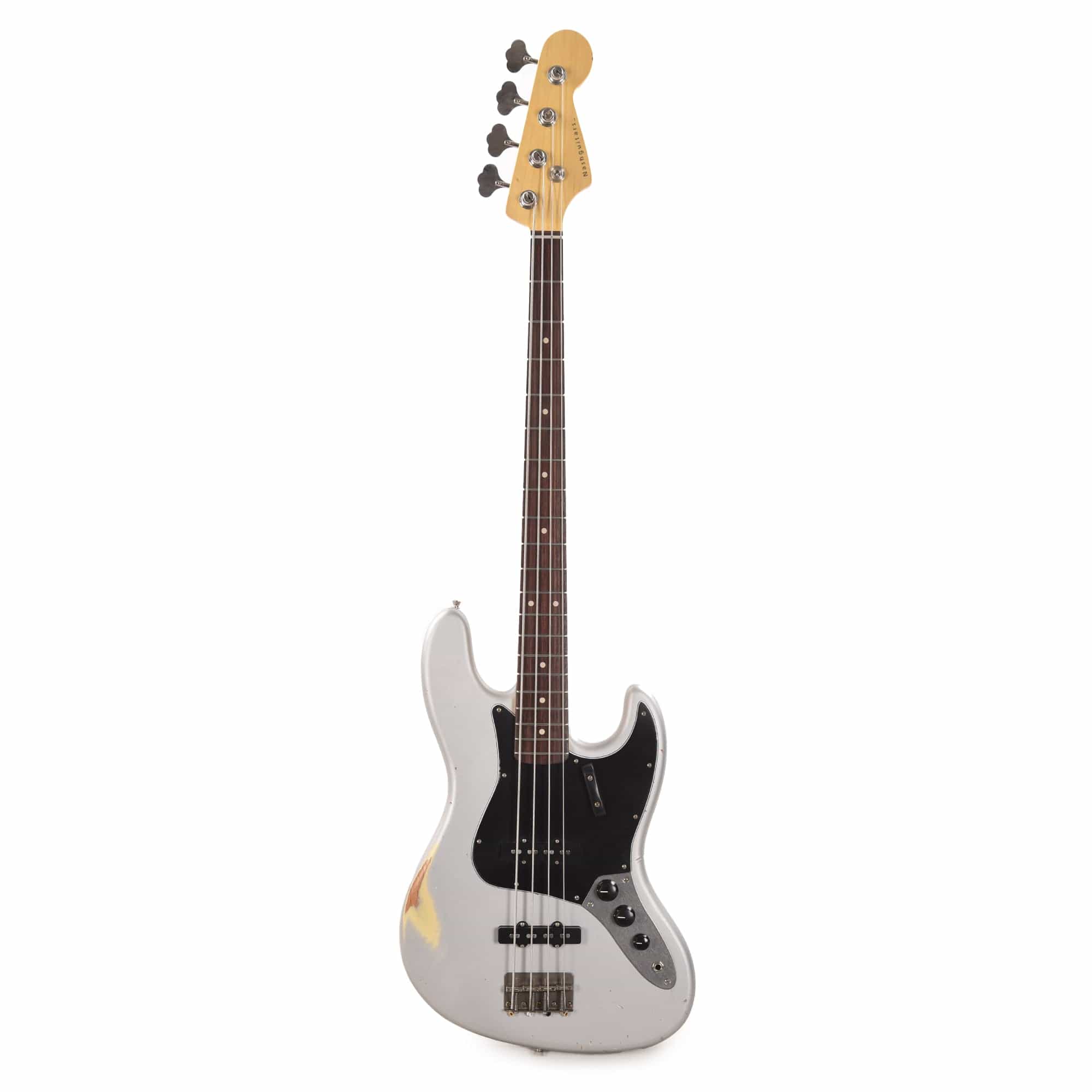 Nash JB-63 Inca Silver Medium Relic w/3-Ply Black Pickguard & Lollar P –  Chicago Music Exchange