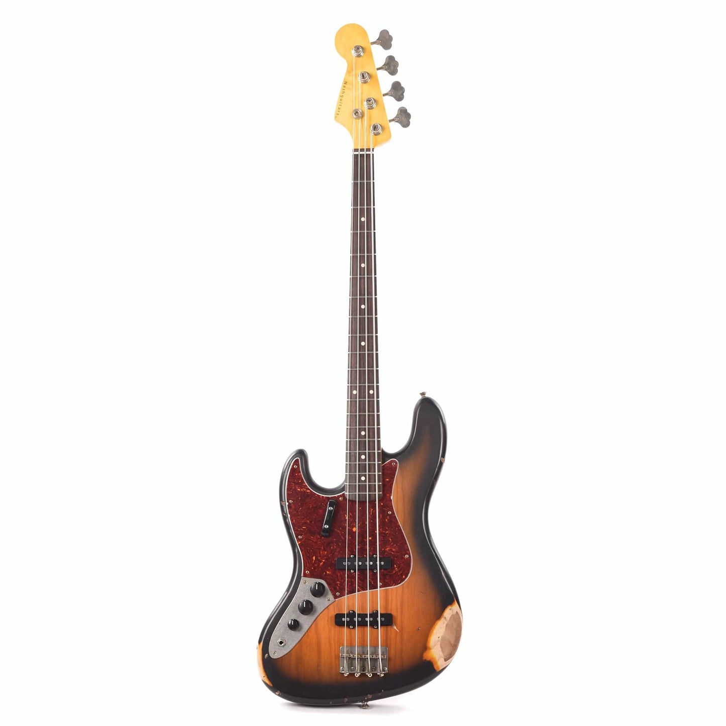 Nash JB-63 LEFTY Ash 2-Tone Sunburst Medium w/ Lollar Pickups Bass Guitars / 4-String