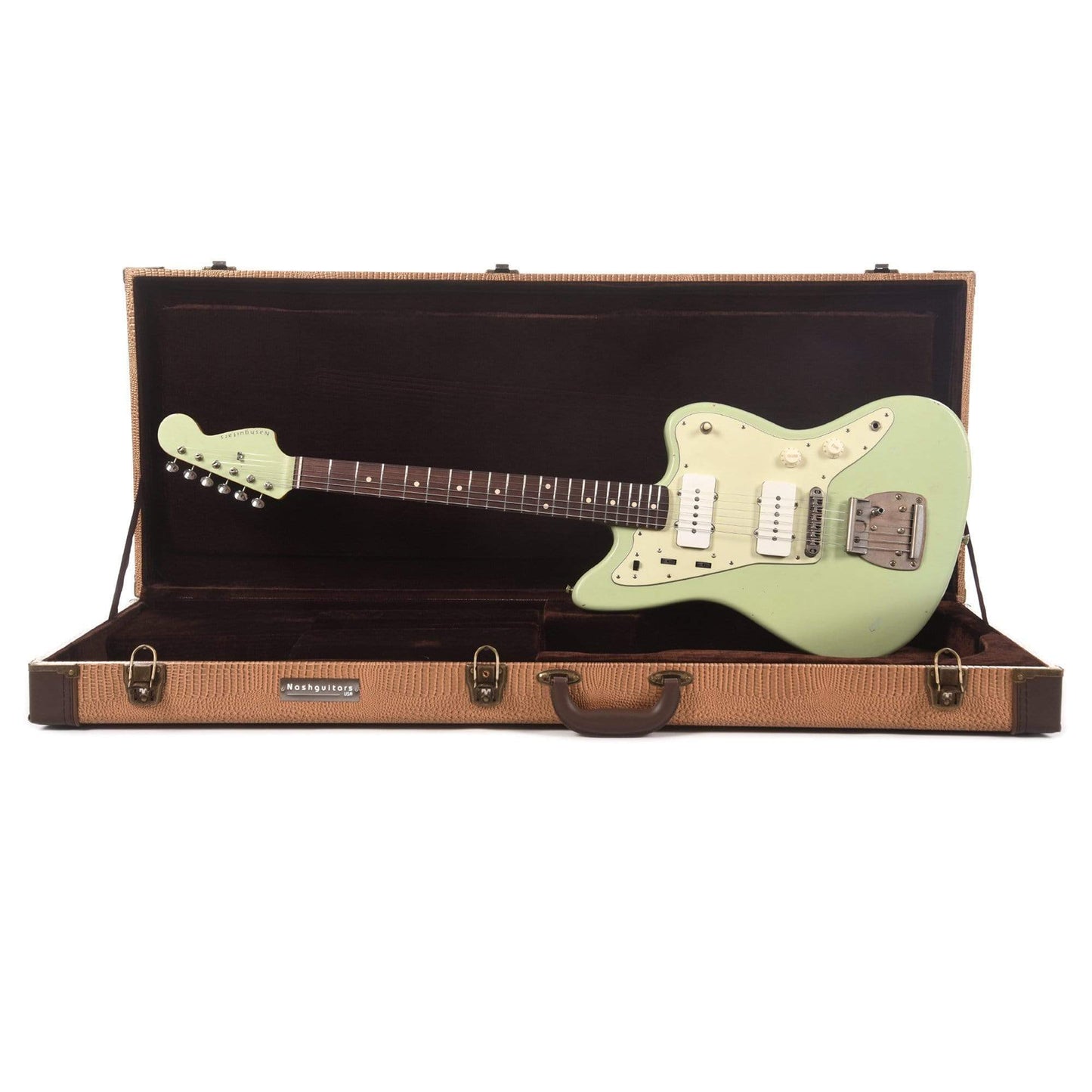 Nash JM-63 Surf Green Light Relic w/3-Ply Mint Pickguard, Matching Headstock, Lollar Pickups Electric Guitars / Solid Body