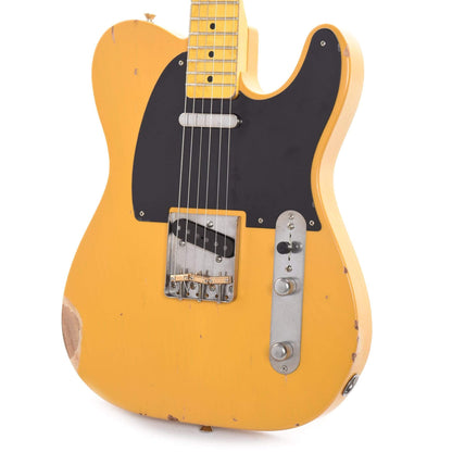 Nash T-52 Butterscotch Blonde Medium Relic w/1-Ply Black Pickguard, & Lollar Pickups Electric Guitars / Solid Body