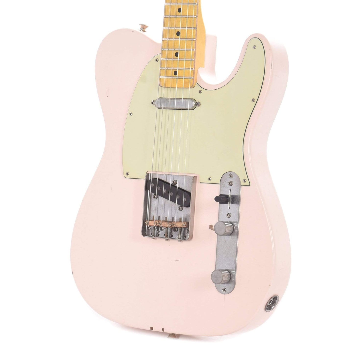 Nash T-63 Ash Shell Pink Light Relic w/3-Ply Mint Pickguard & Lollar Pickups Electric Guitars / Solid Body