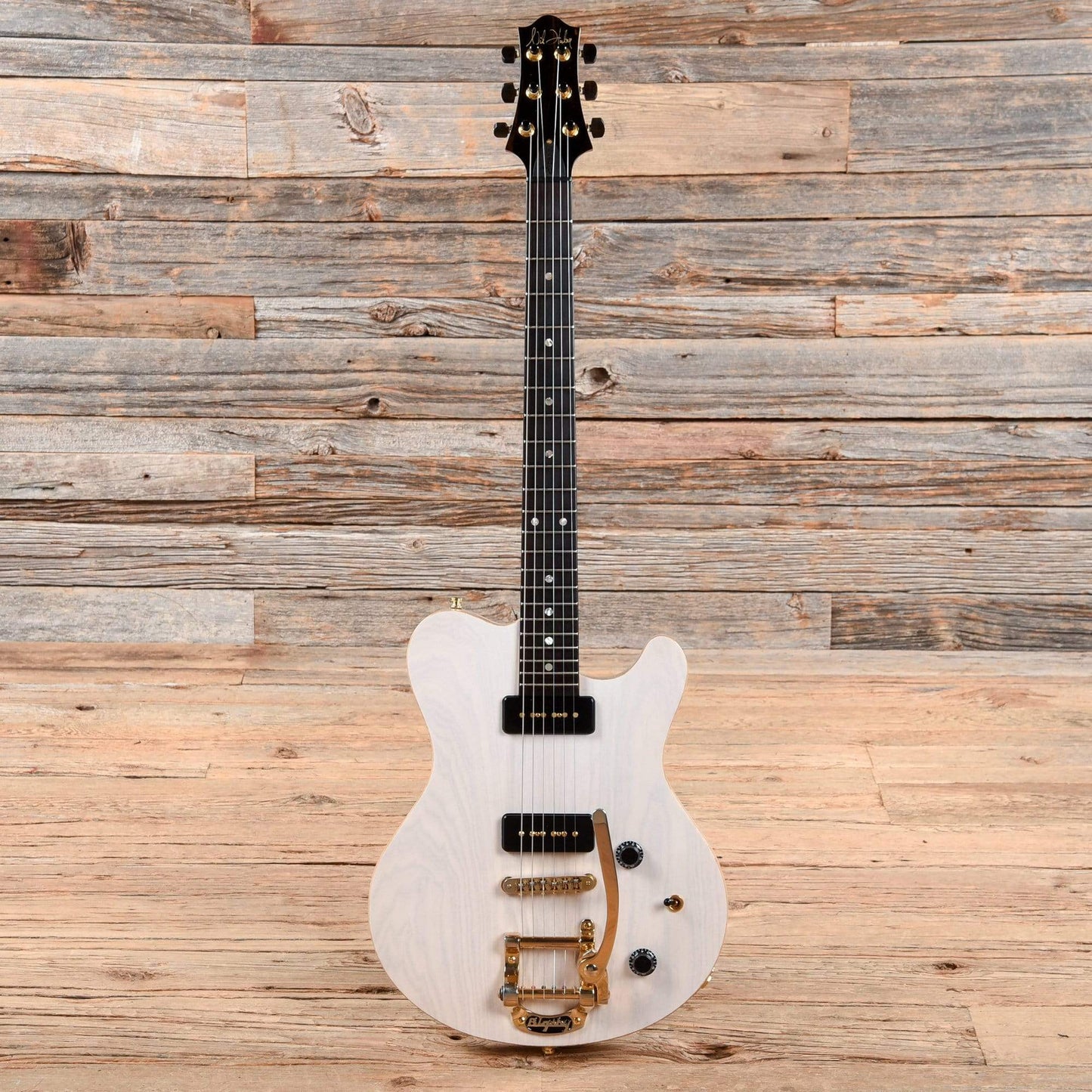 Nik Huber Special "Custom" TV White Electric Guitars / Solid Body