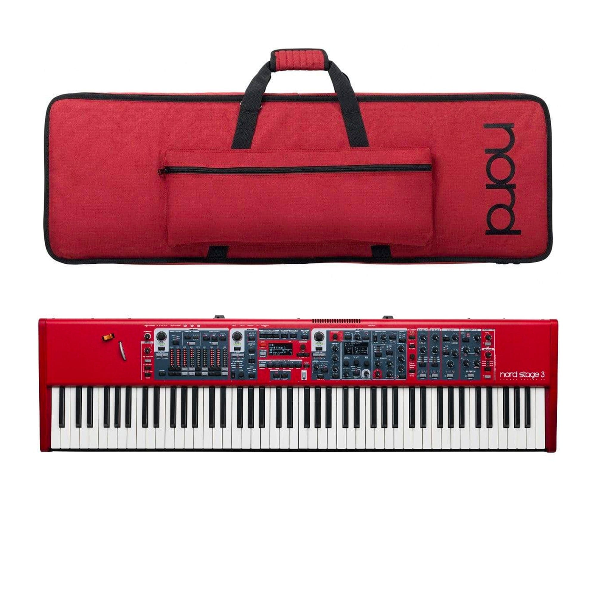 Nord Wave 2 Virtual Analog, FM and Wavetable Synthesizer and 61 Key Soft Case Bundle Keyboards and Synths / Synths / Analog Synths