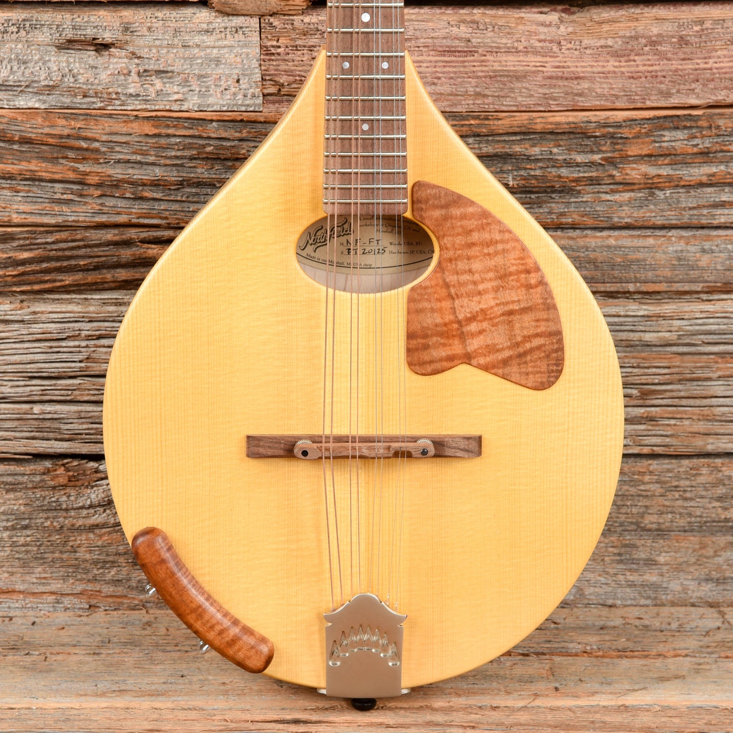 Northfield Calhoun Flat-Top Mandolin Natural Folk Instruments / Mandolins