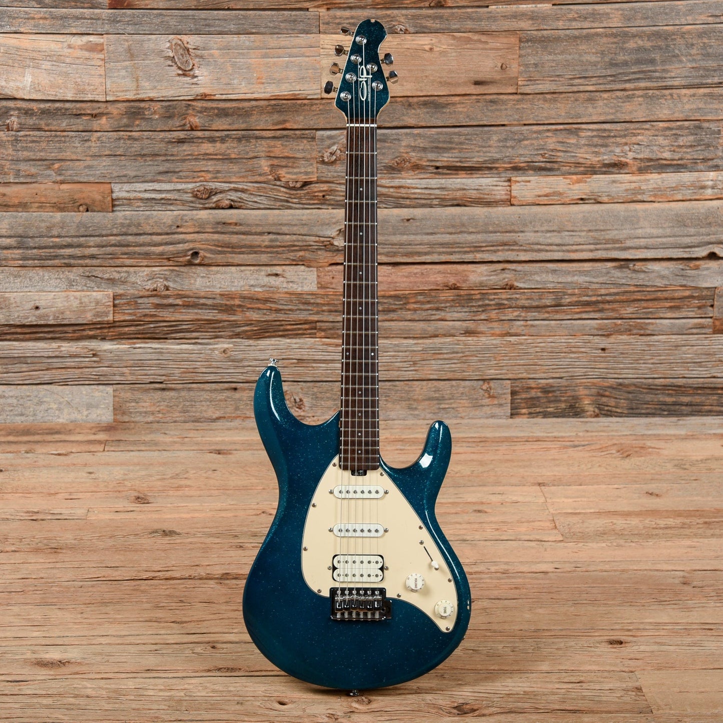 OLP MM4 Blue Sparkle Electric Guitars / Solid Body