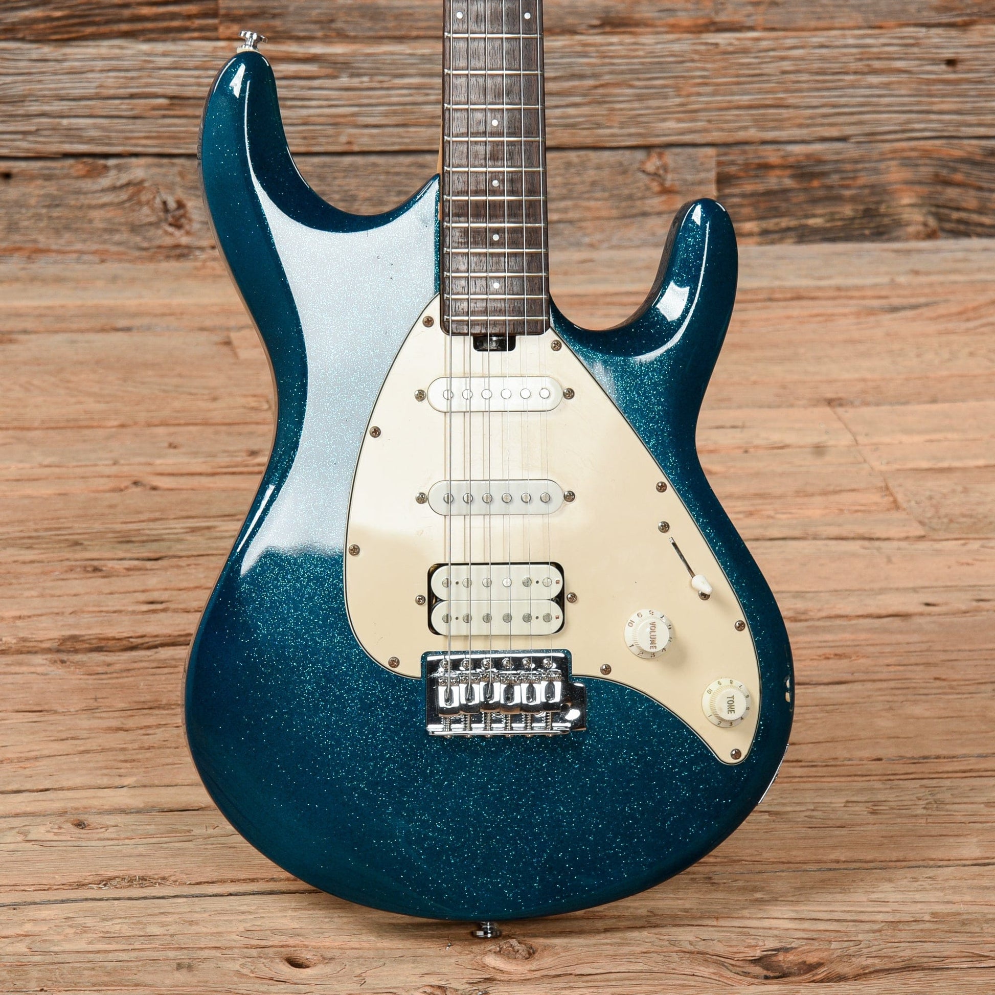 OLP MM4 Blue Sparkle Electric Guitars / Solid Body