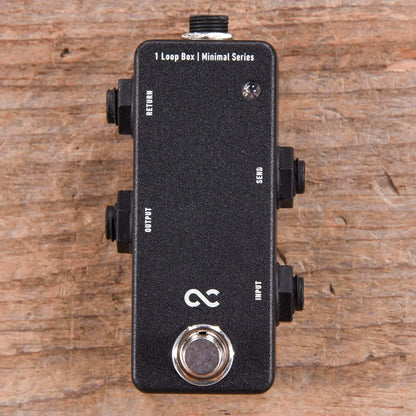 One Control Minimal Series 1 Loop Box Black Effects and Pedals / Loop Pedals and Samplers