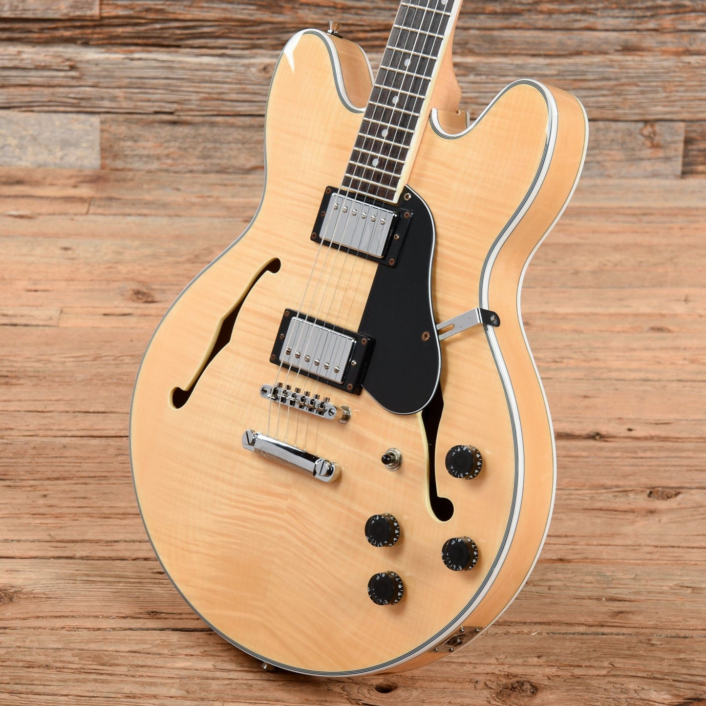 Oscar Schmidt OE30F Natural Electric Guitars / Semi-Hollow