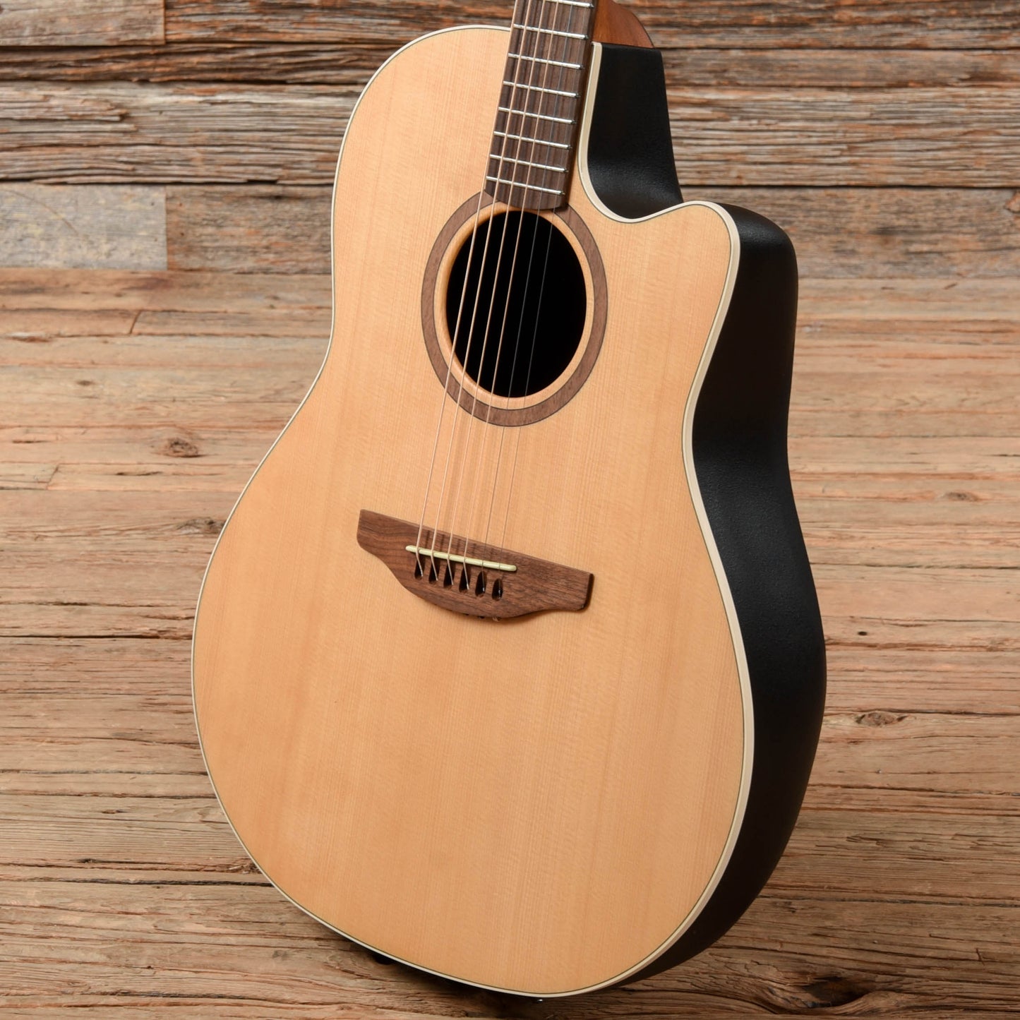 Ovation S771 Balladeer Special Natural Acoustic Guitars / Built-in Electronics