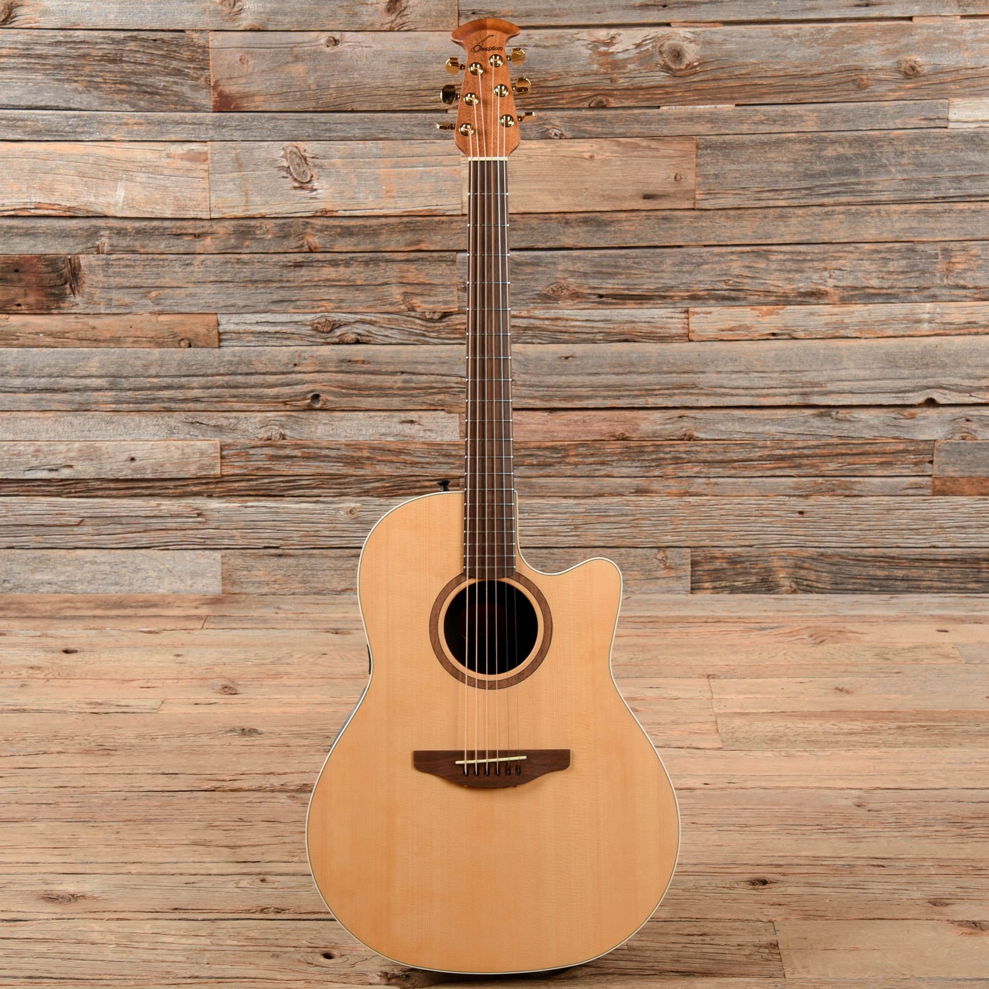 Ovation S771 Balladeer Special Natural Acoustic Guitars / Built-in Electronics