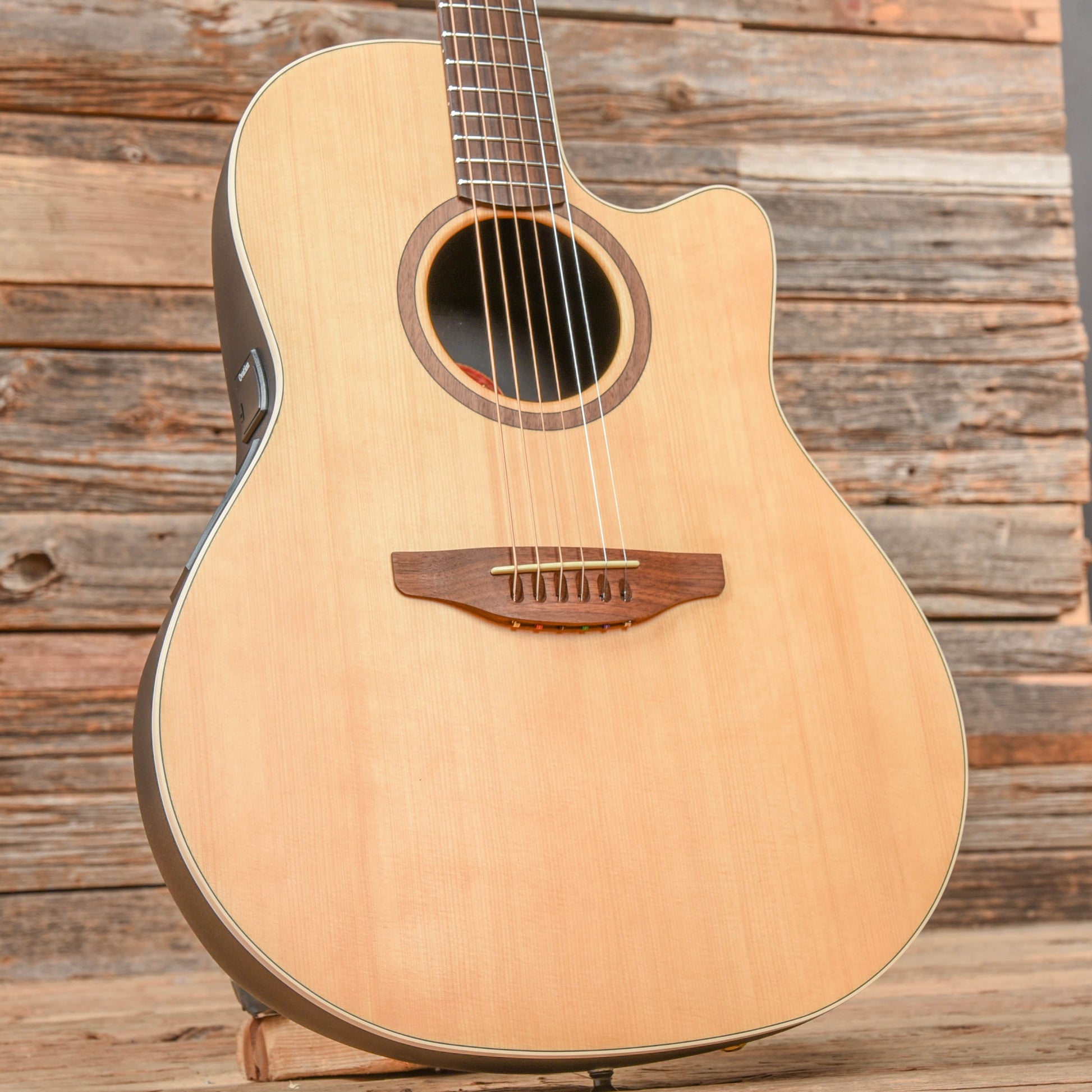 Ovation S771 Balladeer Special Natural Acoustic Guitars / Built-in Electronics