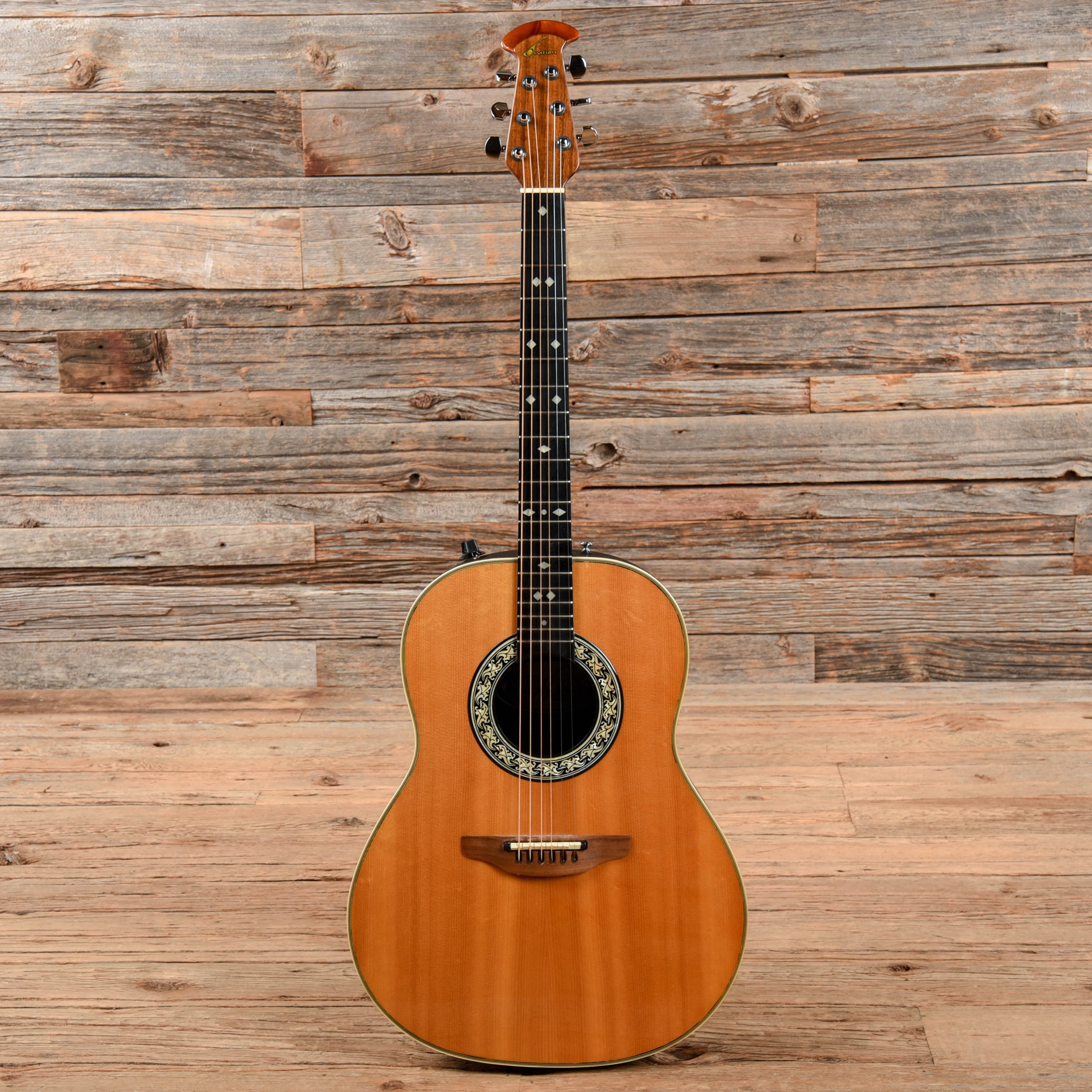 Ovation 1612 Custom Balladeer Natural 1981 – Chicago Music Exchange