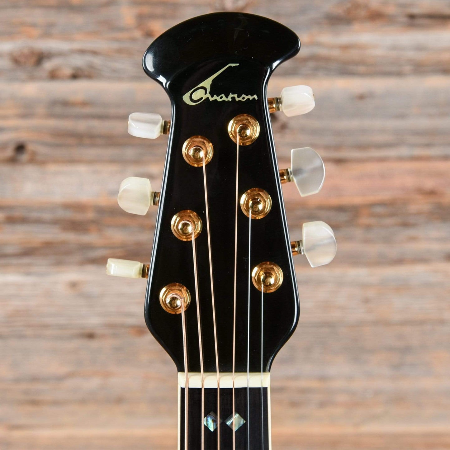 Ovation Custom Legend 1869 Black Acoustic Guitars / Parlor