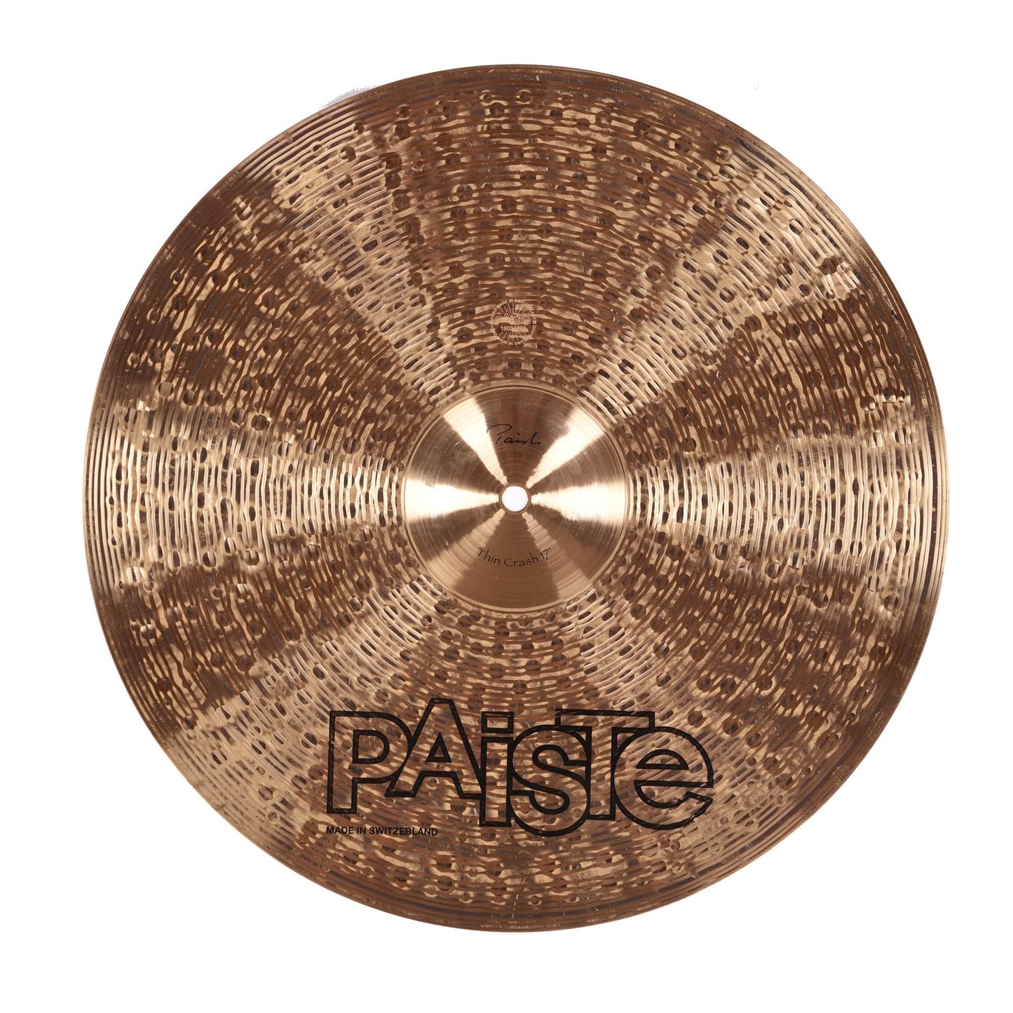 Paiste 17" Signature Traditionals Thin Crash Cymbal Drums and Percussion / Cymbals / Crash