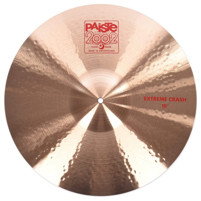 Paiste 19" 2002 Extreme Crash Cymbal Drums and Percussion / Cymbals / Crash