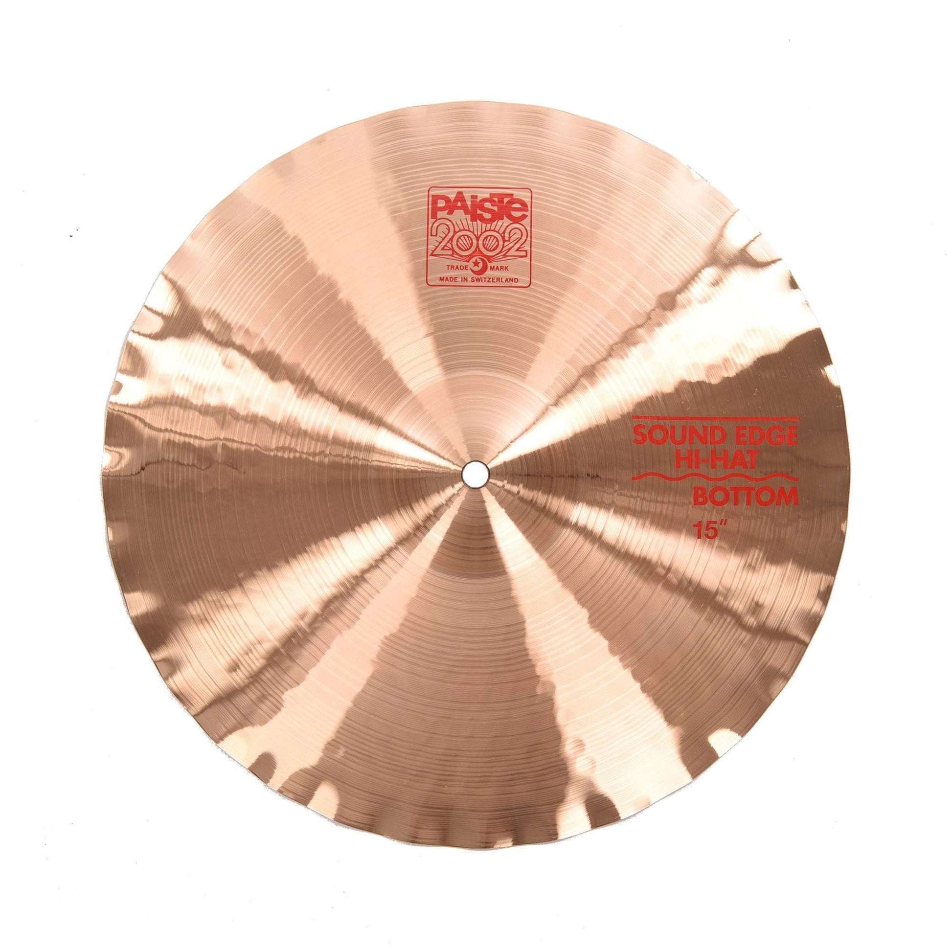 Paiste 15'' 2002 Sound Edge Hi-Hat Pair Drums and Percussion / Cymbals / Hi-Hats