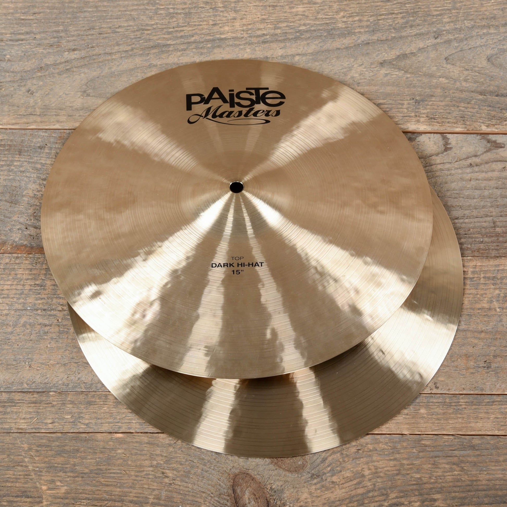 Paiste 15" Masters Dark Hi-Hat Pair Drums and Percussion / Cymbals / Hi-Hats