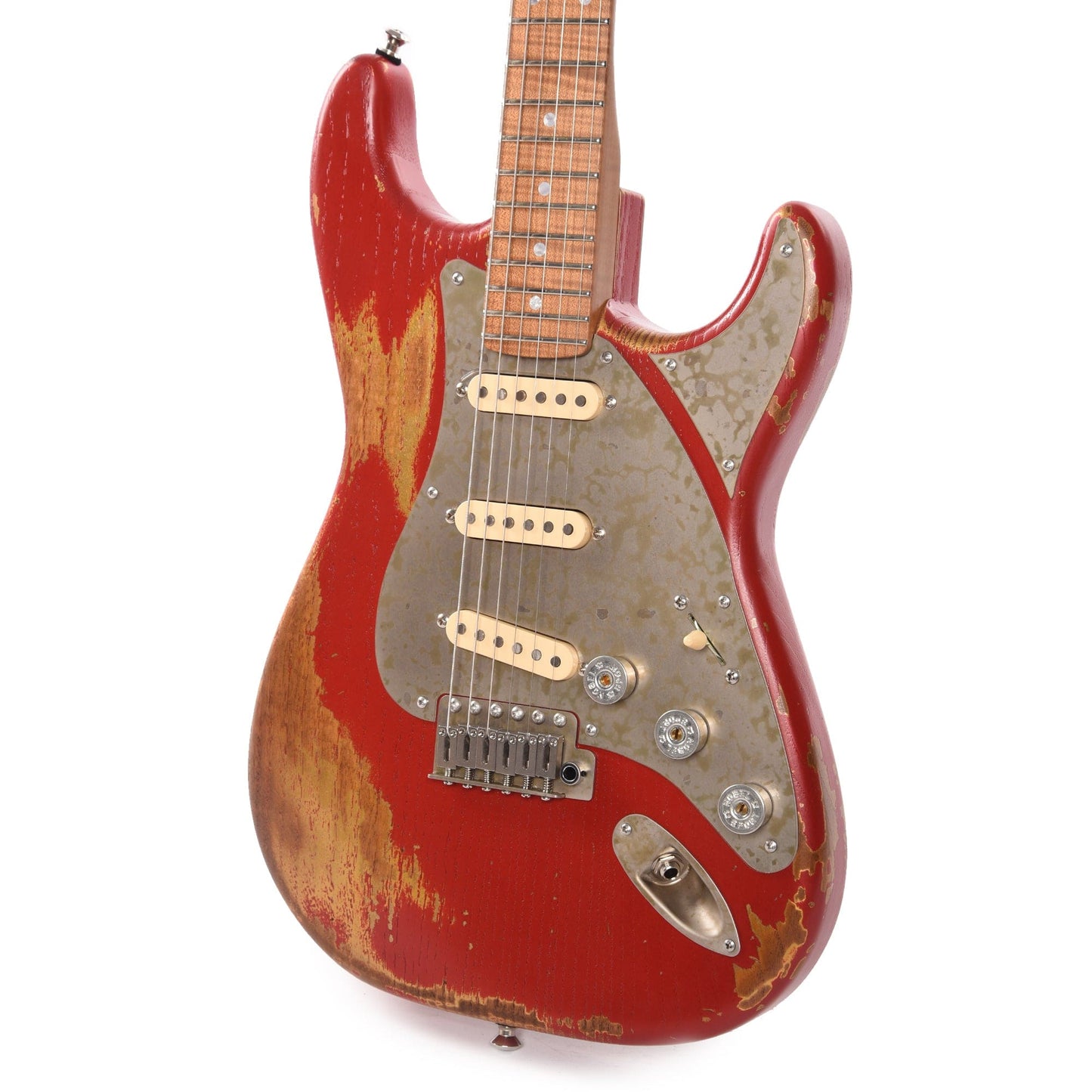 Paoletti Loft Series Stratospheric Gold Ruby w/Birdseye Maple Neck Electric Guitars / Solid Body