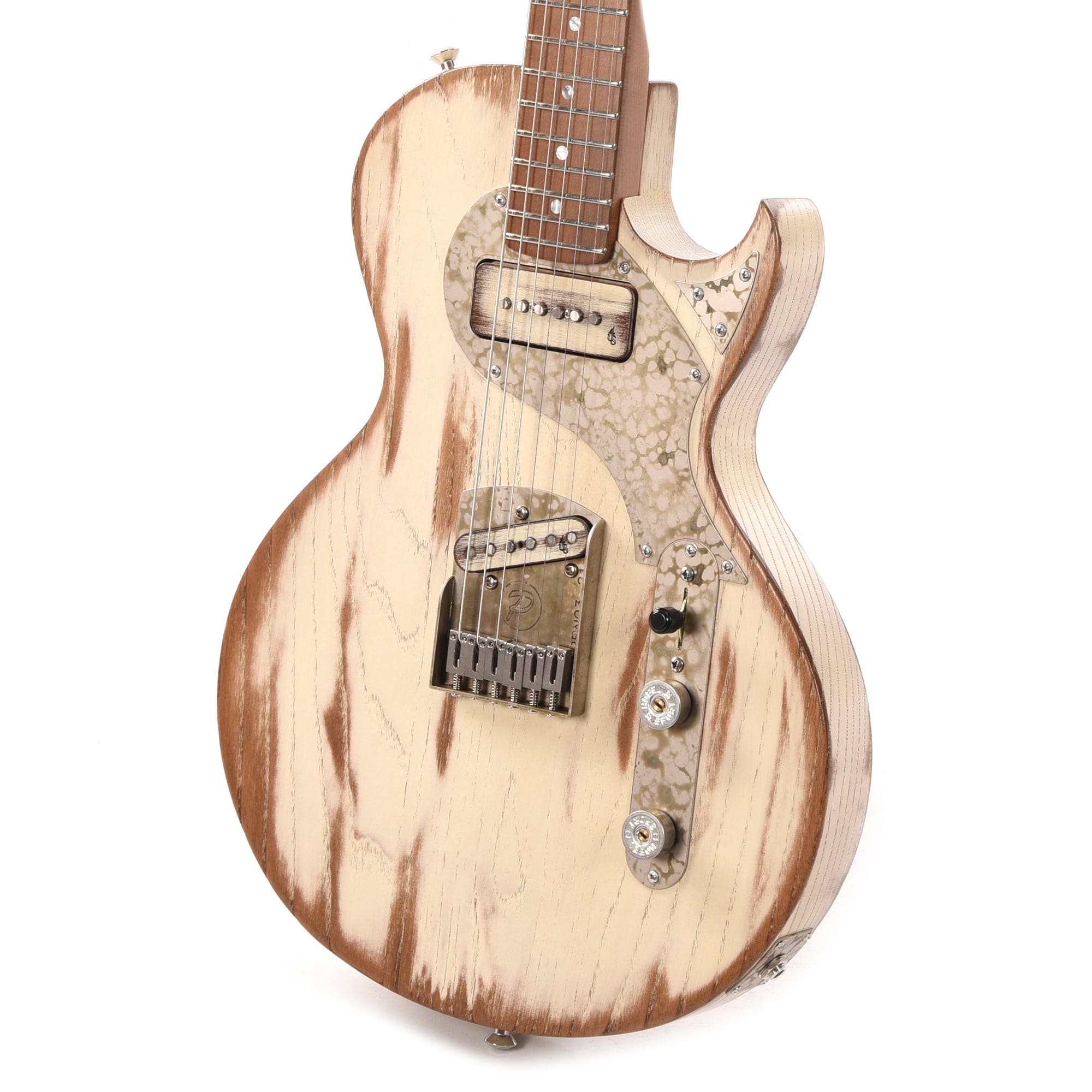 Paoletti Signature Richard Fortus #3 Junior Relic White w/Reverse Headstock Electric Guitars / Solid Body