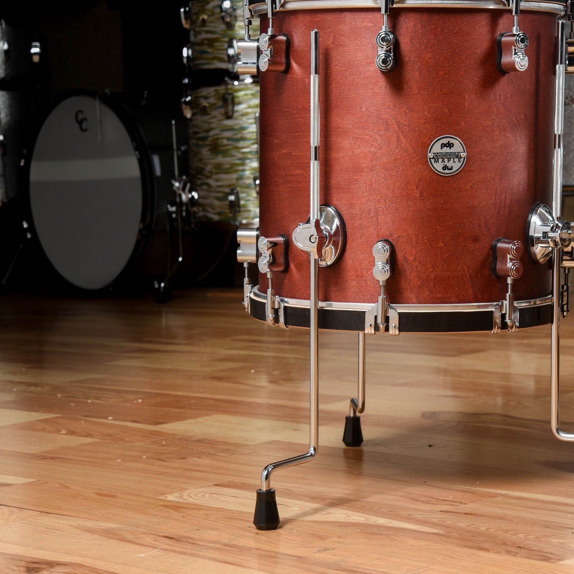 PDP Concept Maple Classic 12/14/18 3pc. Drum Set Walnut USED Drums and Percussion / Acoustic Drums / Full Acoustic Kits