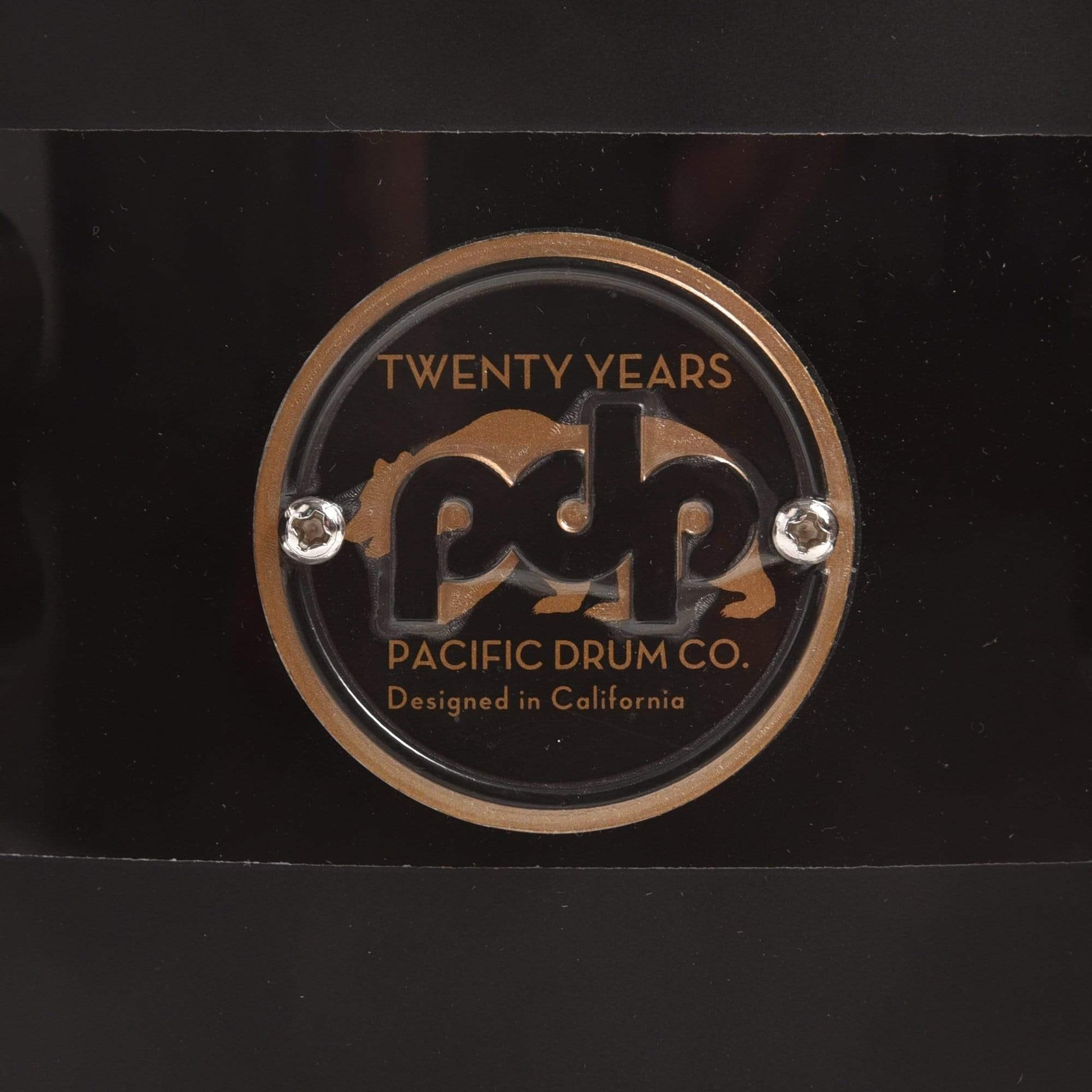 PDP 6.5x14 20th Anniversary Snare Drum Matte/Gloss Black w/Antique Bronze Hardware Drums and Percussion / Acoustic Drums / Snare