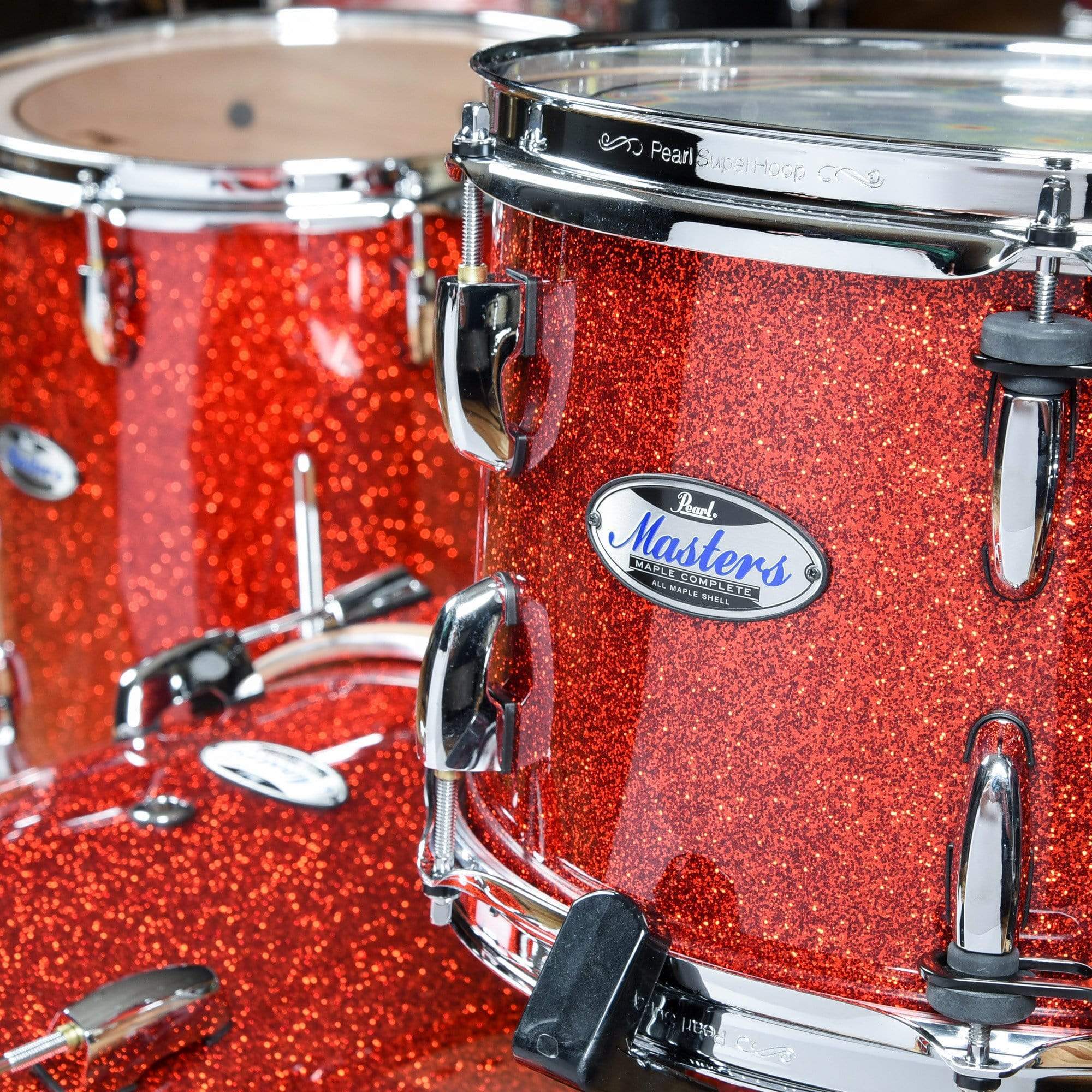 Pearl Masters Maple Complete 12/14/20 3pc. Drum Kit Vermillion Sparkle –  Chicago Music Exchange