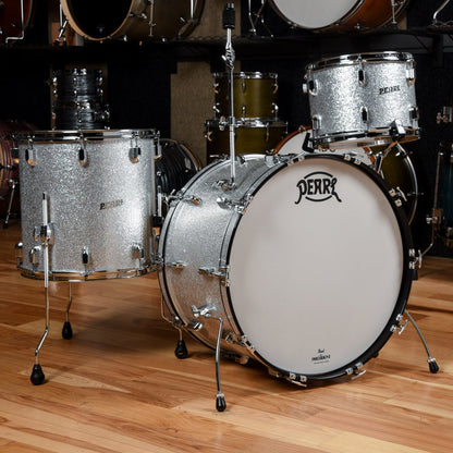 Pearl President Series Deluxe 13/16/24 3pc. Drum Kit Silver Sparkle Drums and Percussion / Acoustic Drums / Full Acoustic Kits