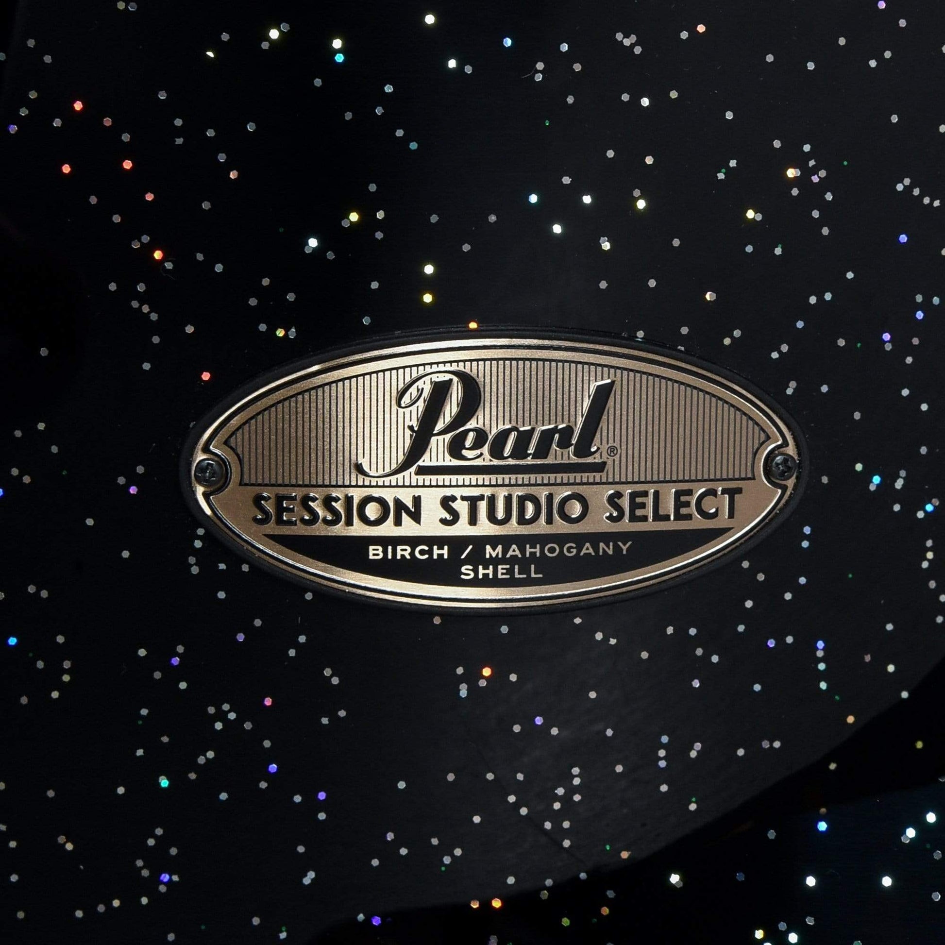 Pearl Session Studio Select 13/16/18/24 3pc. Drum Kit Black Halo Glitter Drums and Percussion / Acoustic Drums / Full Acoustic Kits