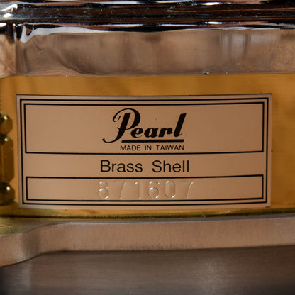 Pearl 3.5x14 Free-Floating Piccolo Snare Drum Brass Used Drums and Percussion / Acoustic Drums / Snare