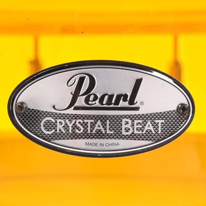 Pearl 5x14 Crystal Beat Free Floating Snare Drum Tangerine Glass Drums and Percussion / Acoustic Drums / Snare