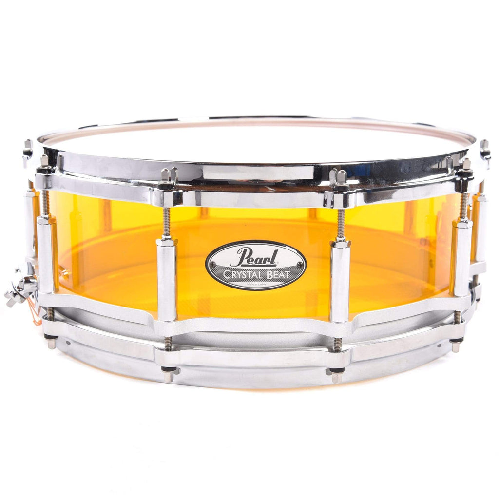 Pearl Crystal Beat Acrylic Free Floating Snare Drum - Just Drums