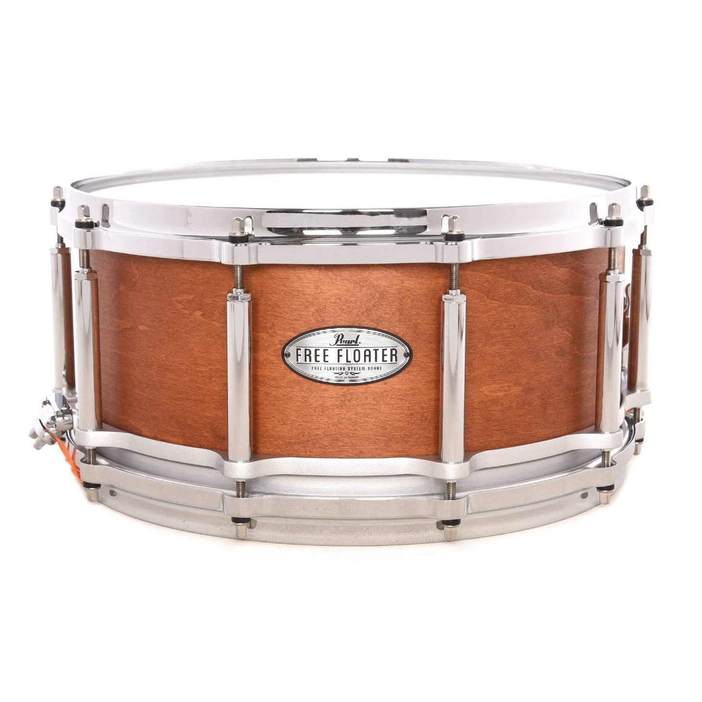 Pearl 6.5x14 Maple/Mahogany Free Floating Snare Drum Drums and Percussion / Acoustic Drums / Snare