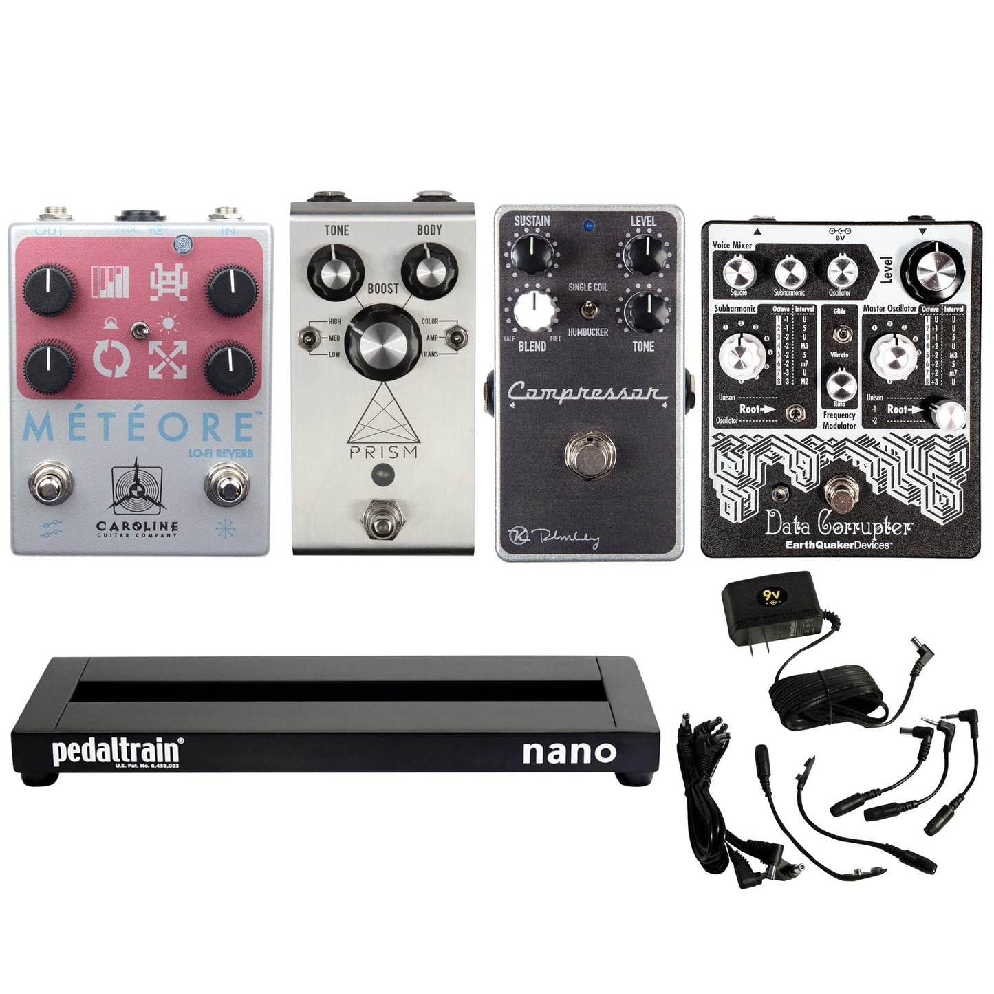 Loaded Pedalboard "Boutique" Bundle W/FREE Power Supply. Effects and Pedals / Pedalboards and Power Supplies