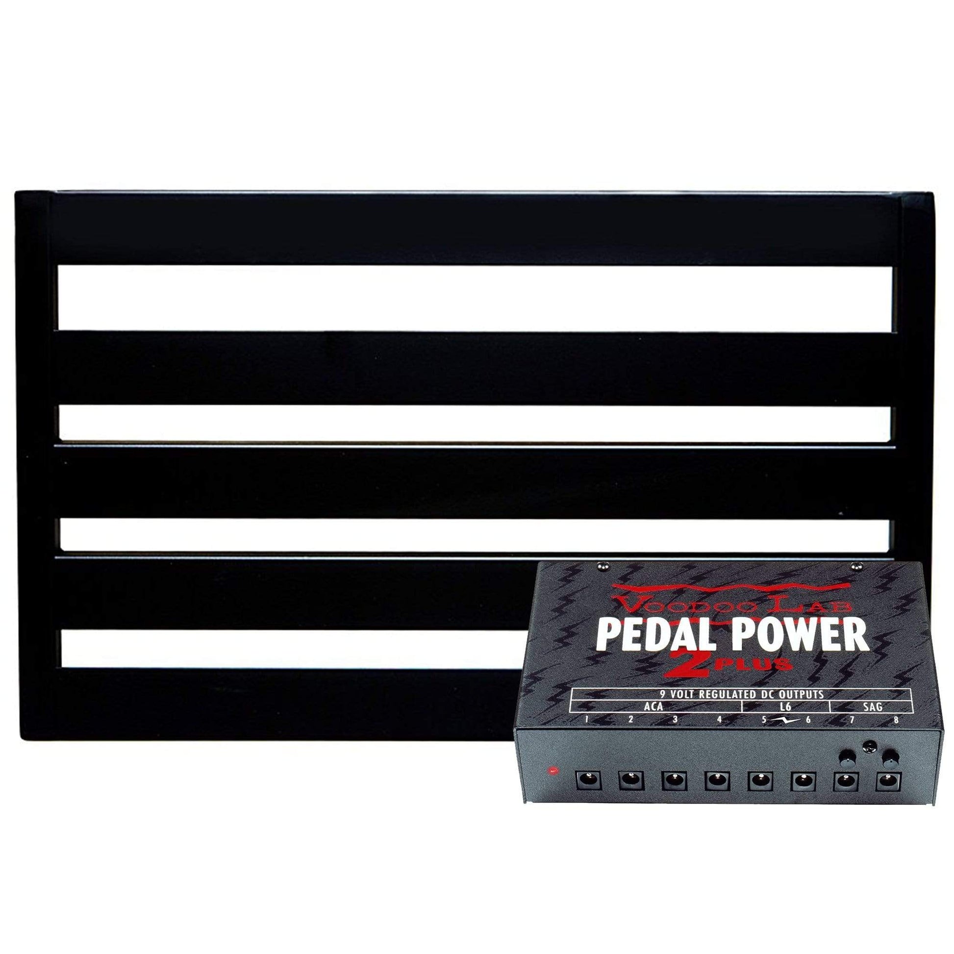 Pedaltrain NOVO 24 Pedalboard 5 Rails 24x14.5 w/Tour Case Bundle w/ Voodoo Lab Pedal Power 2 PLUS Isolated Power Supply Effects and Pedals / Pedalboards and Power Supplies