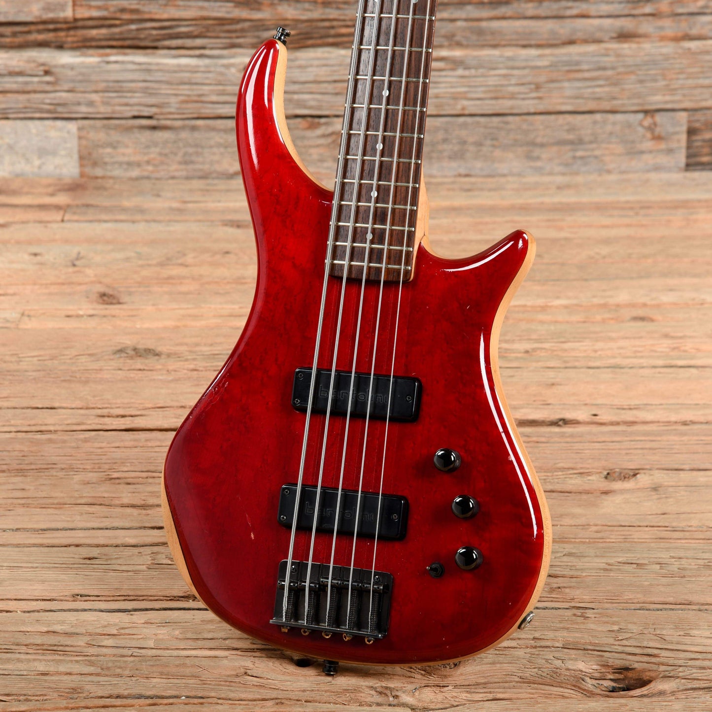 Pedulla Thunderbolt 5 Red 1995 Bass Guitars / 5-String or More