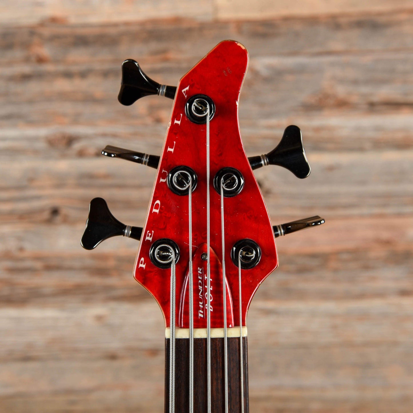 Pedulla Thunderbolt 5 Red 1995 Bass Guitars / 5-String or More