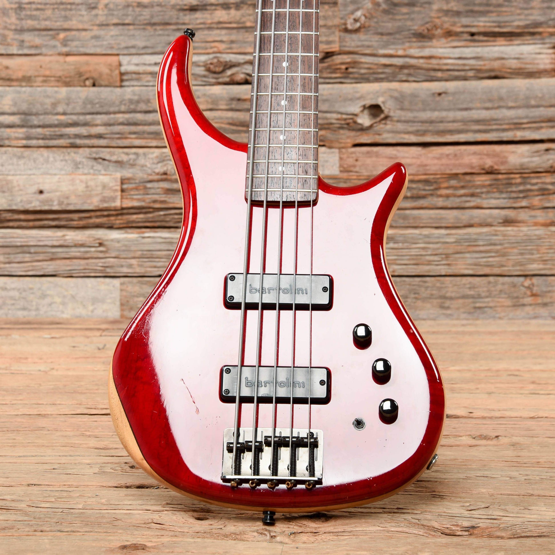 Pedulla Thunderbolt 5 Red 1995 Bass Guitars / 5-String or More