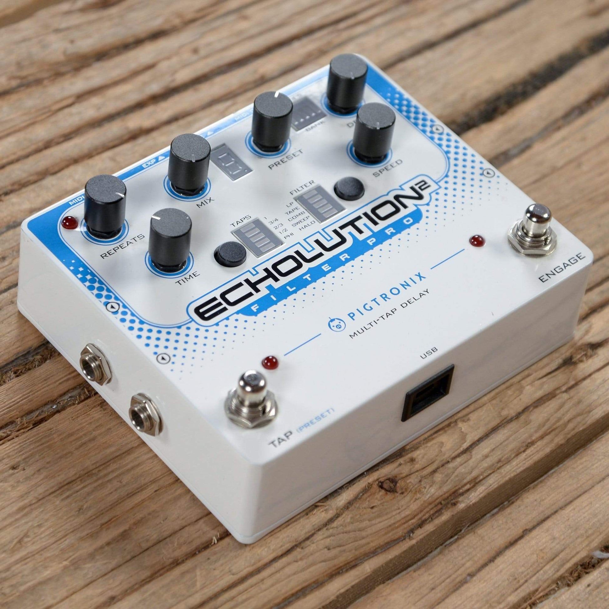 Pigtronix Echolution 2 Filter Pro Effects and Pedals / Delay